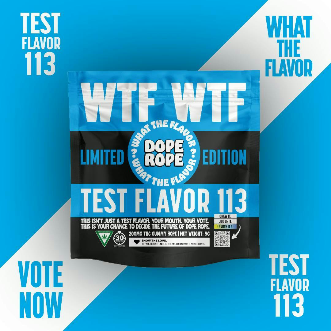 DOPE ROPE WTF | Test Flavor 113 | 200MG | LIMITED EDITION by Detour