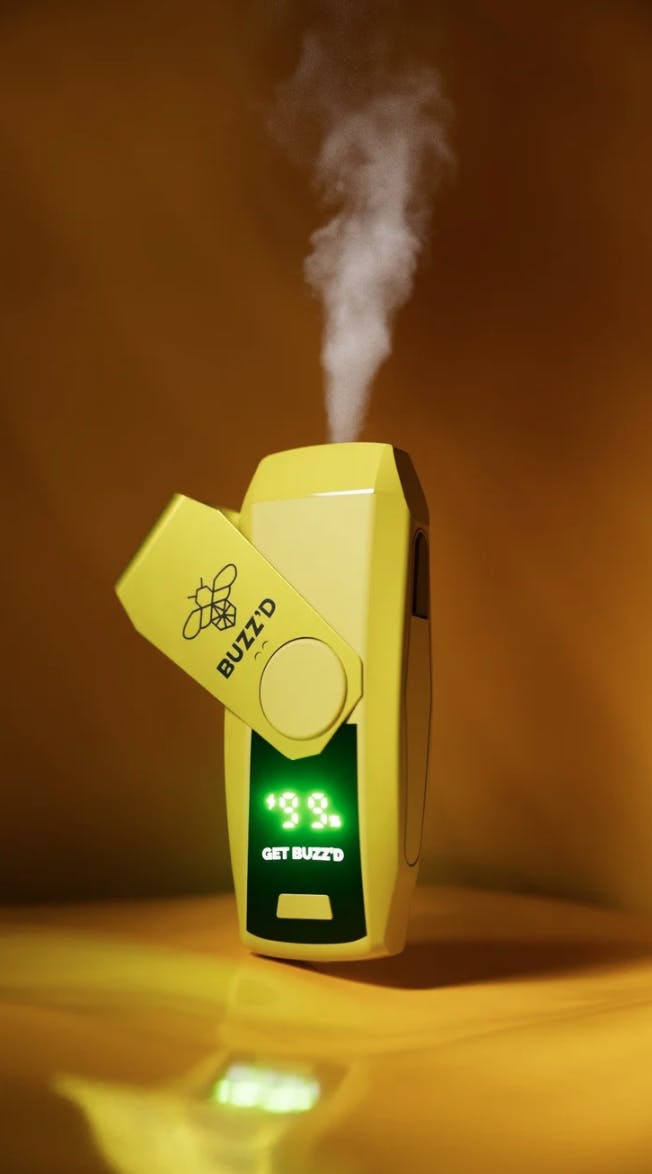 Live Resin Vape Digital Screen Fidget Spinner AIO - Buzz'd - Buzz'd