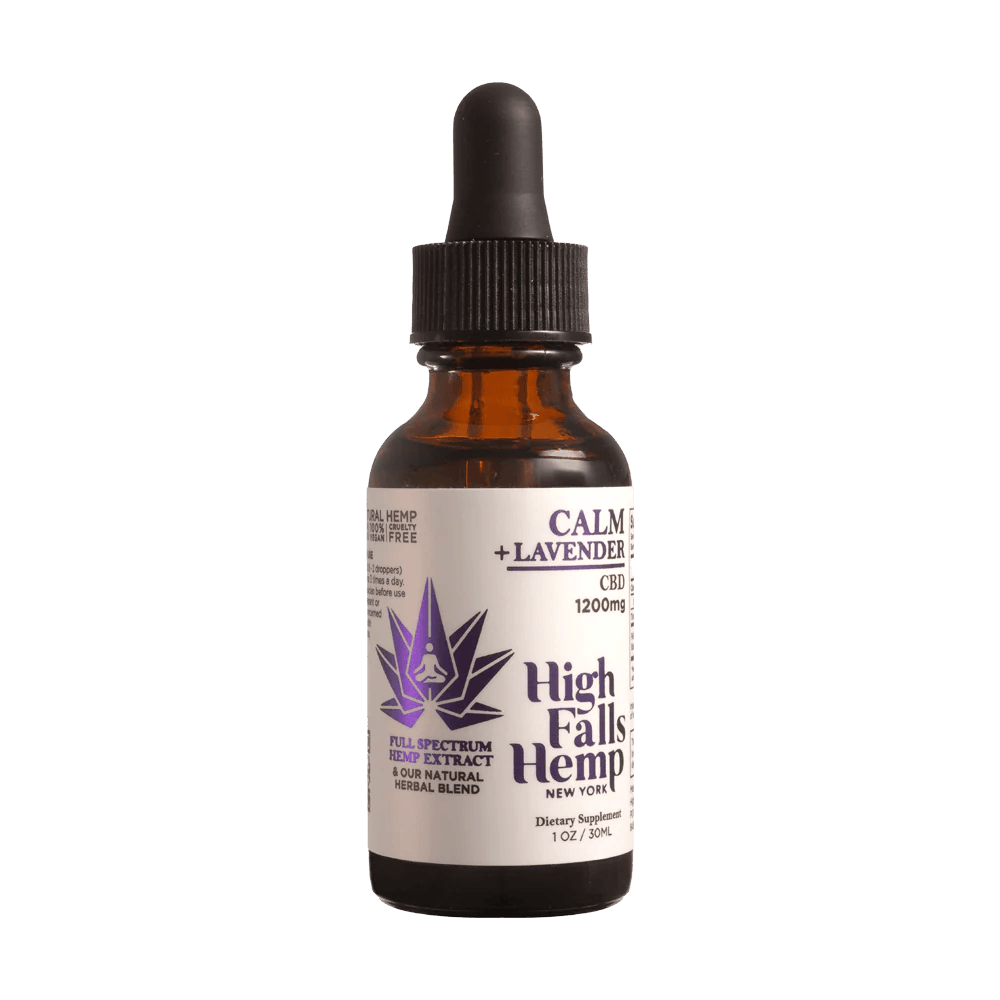 High Falls Hemp | Calm Tincture | 1200mg CBD | 30 mL at The Flowery Dispensary Bronx