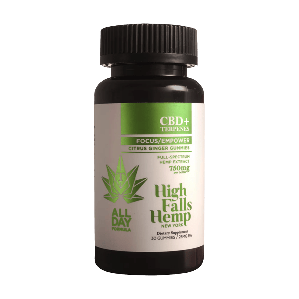 High Falls Hemp | CBD Citrus Ginger Gummies | 750mg | 30ct by High Falls Canna NY