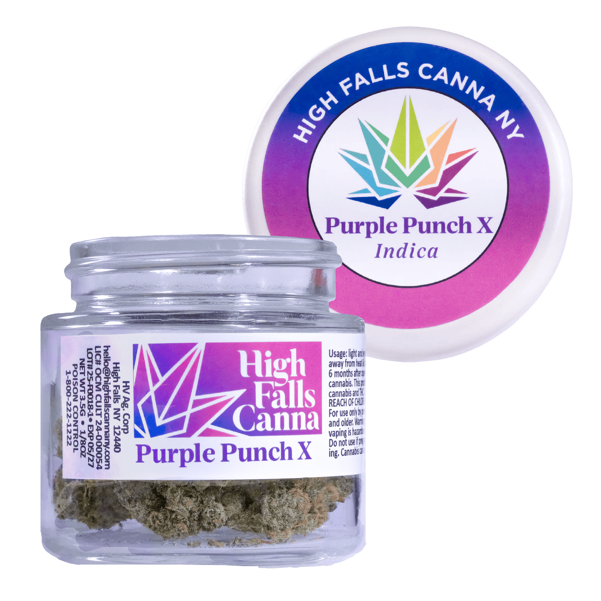 High Falls Canna | Purple Punch X | 3.5g at Good Life Collective Fingerlakes