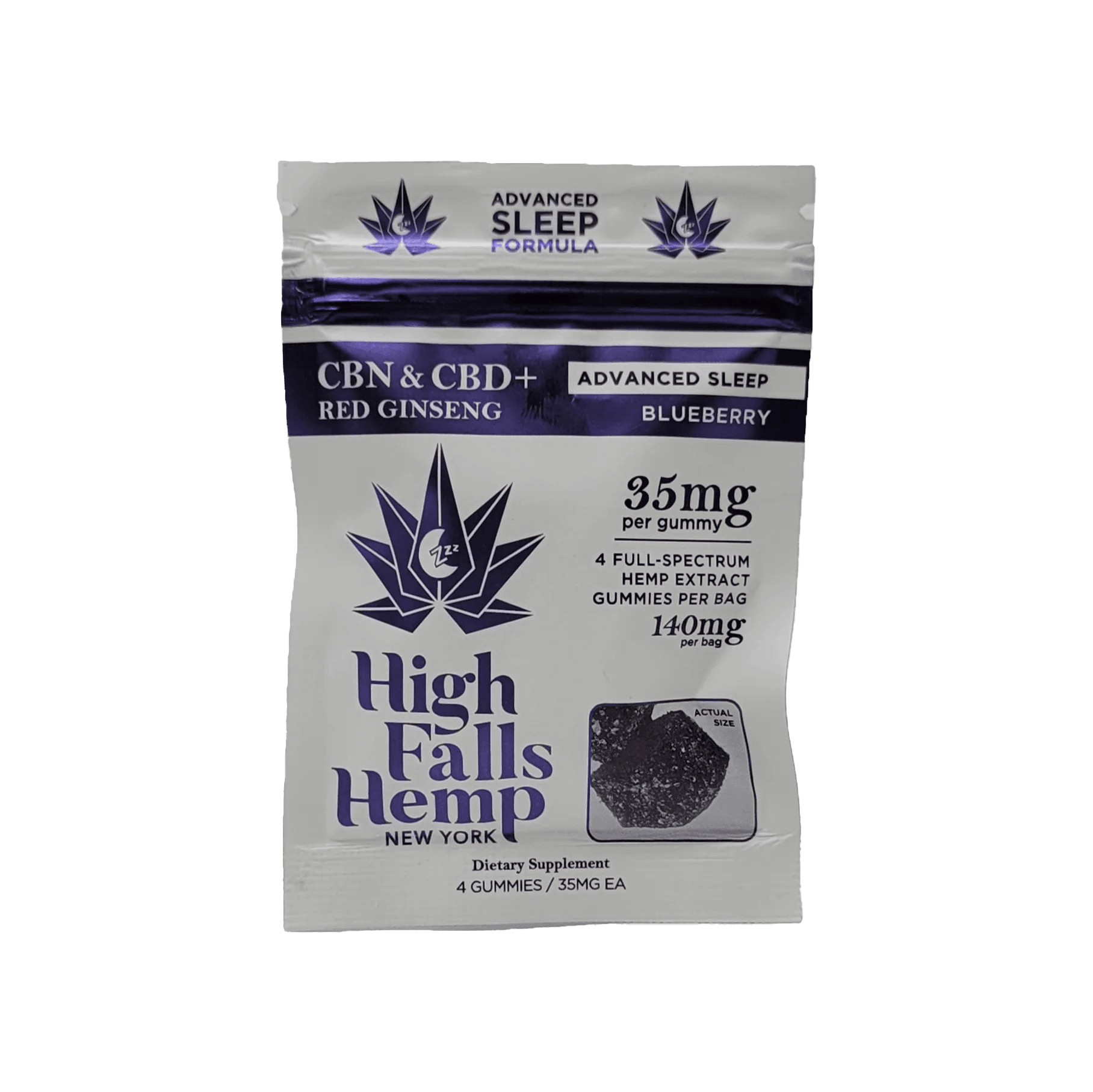 Cbn+cbd Blueberry Sleep Gummies 140mg