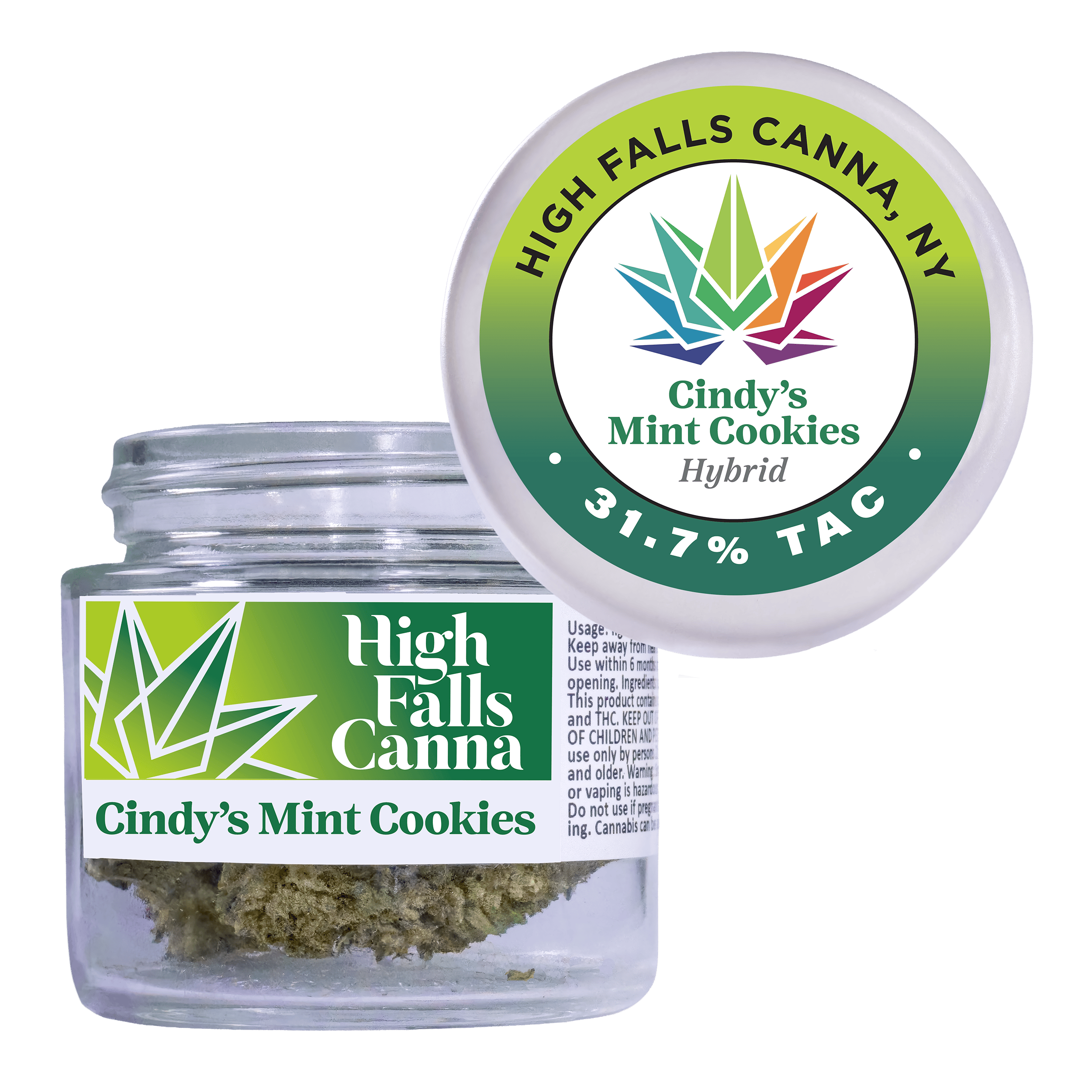 High Falls Canna | Cindy's Mint Cookies | 3.5g by High Falls Canna NY