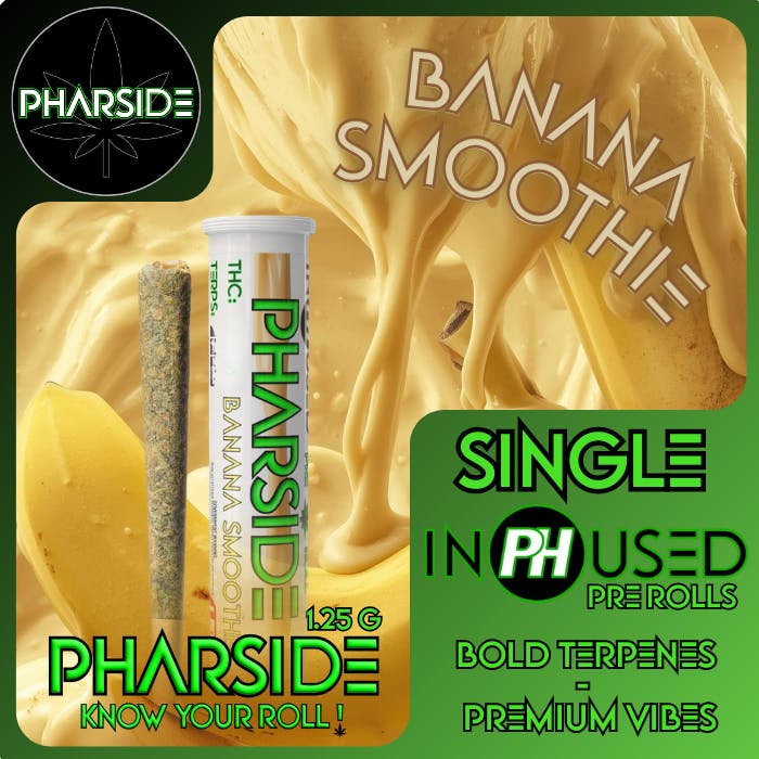 Pharside - Infused Pre-roll - Banana Smoothie 1.25g