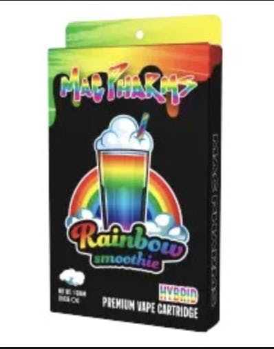 Mac Pharms | Rainbow Smoothie | Disposable Vape | 2G by Mac Pharms