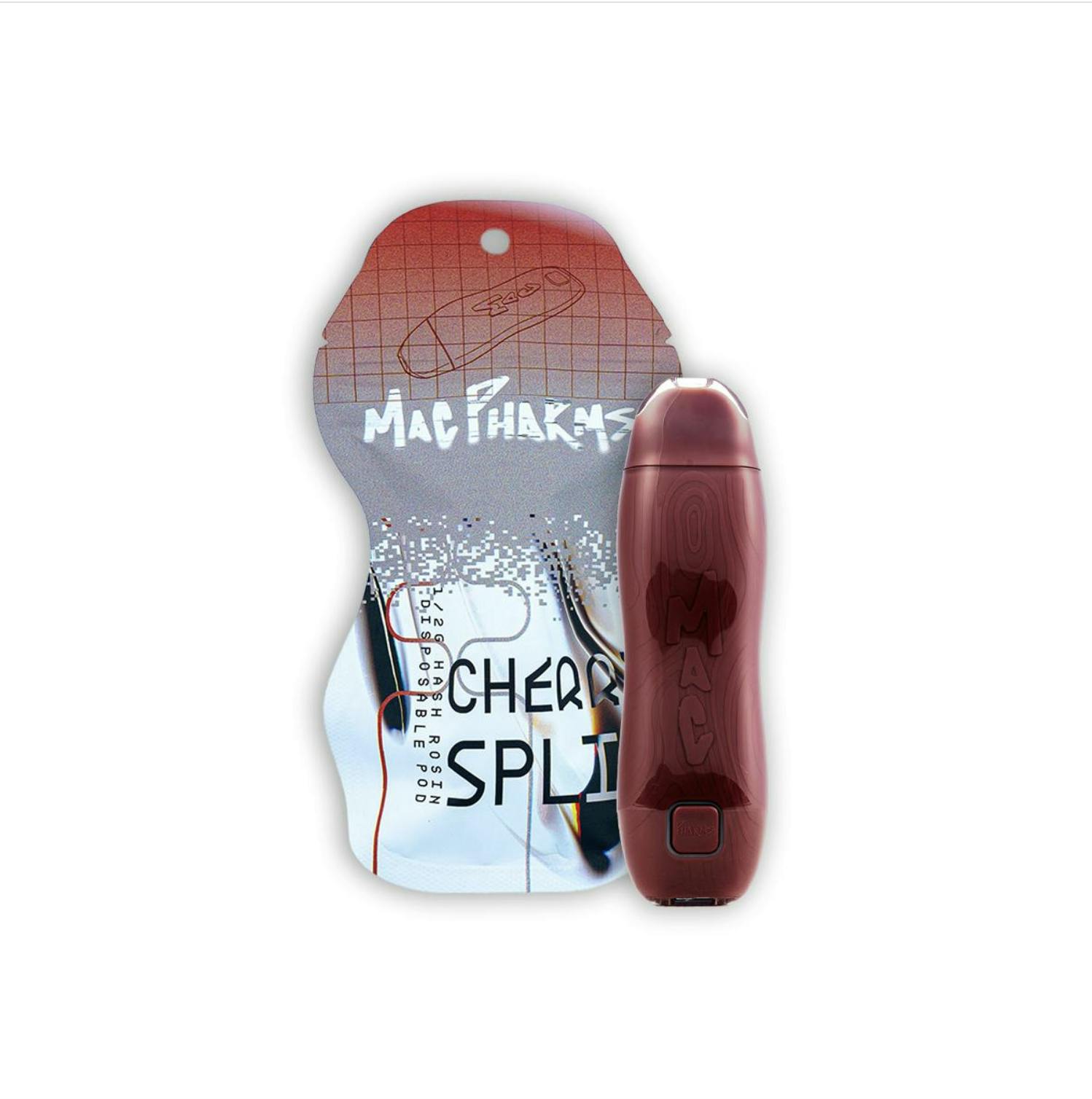 Mac Pharms I Cherry Split I Hash Rosin Disposable | 0.5G at Cloud Cannabis - Detroit (8 Mile)