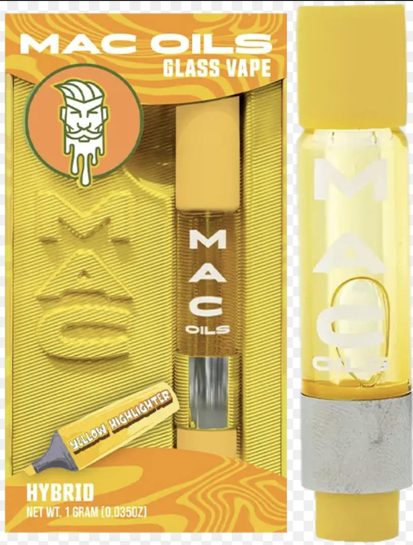 Mac Pharms | Yellow Highlighter | Cartridge | 1G