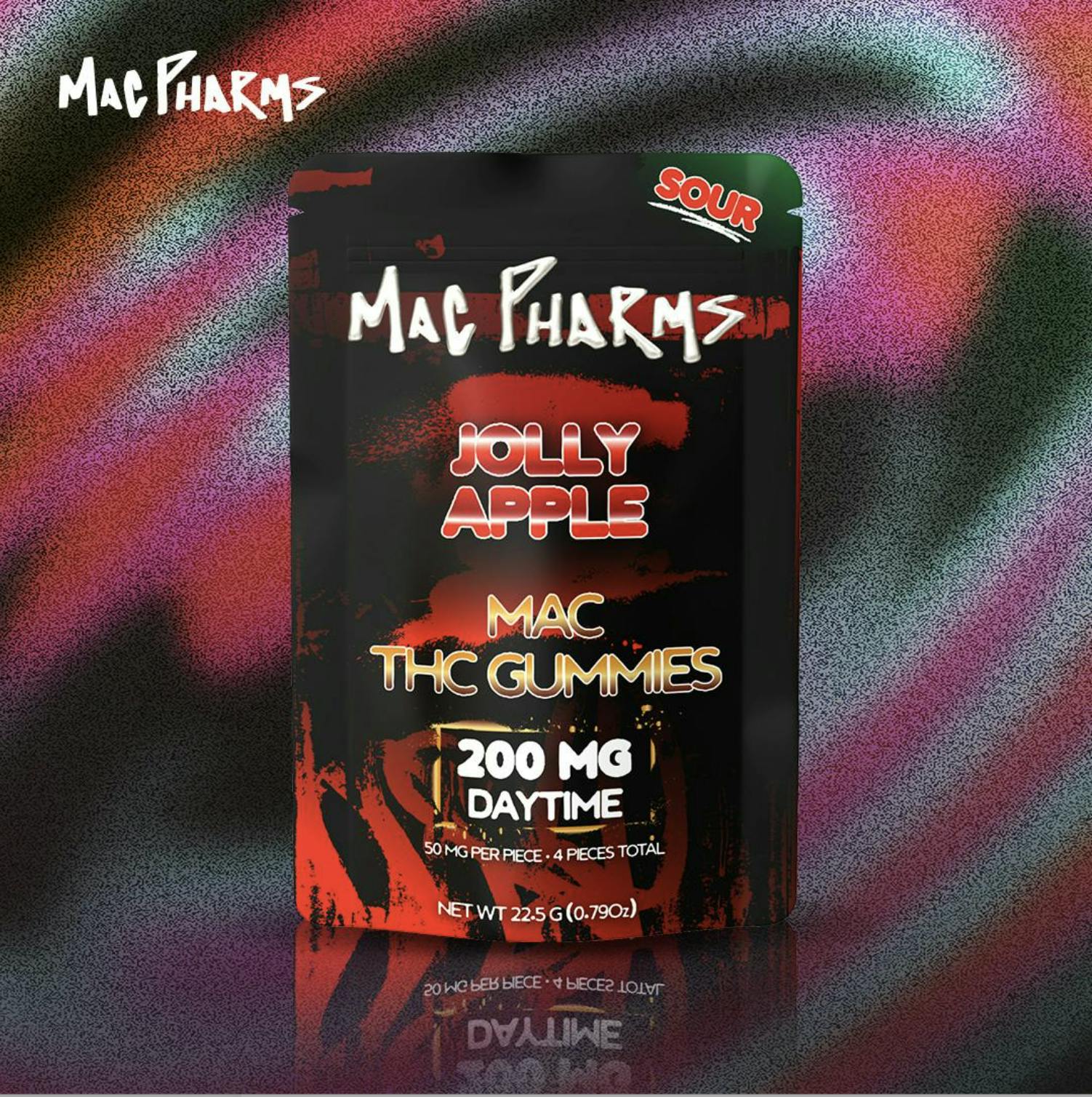 Mac Pharms | Sour Jolly Apple | Gummies | 200MG