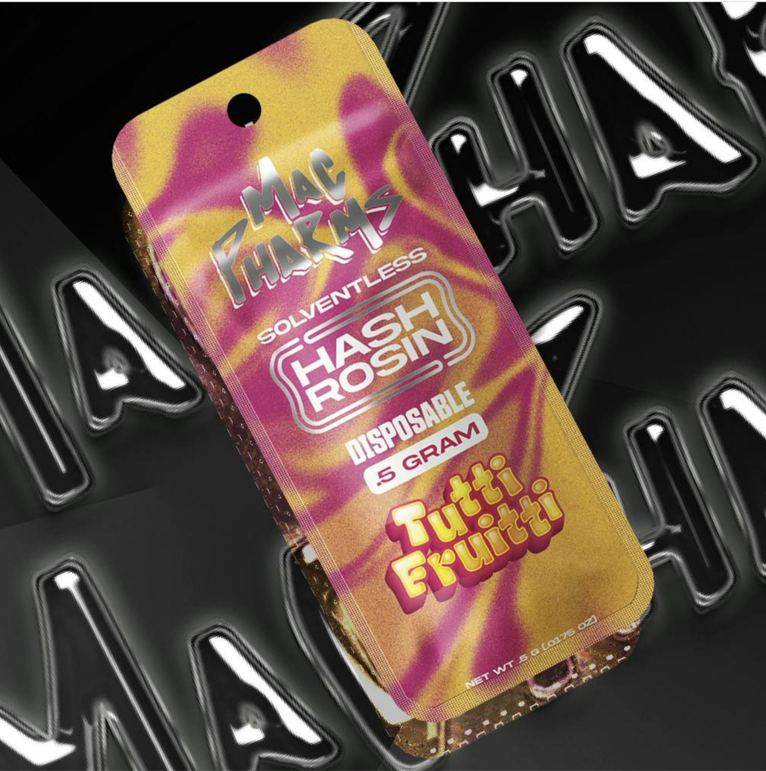 Mac Pharms I Tutti Fruitti I Hash Rosin Disposable I 0.5G