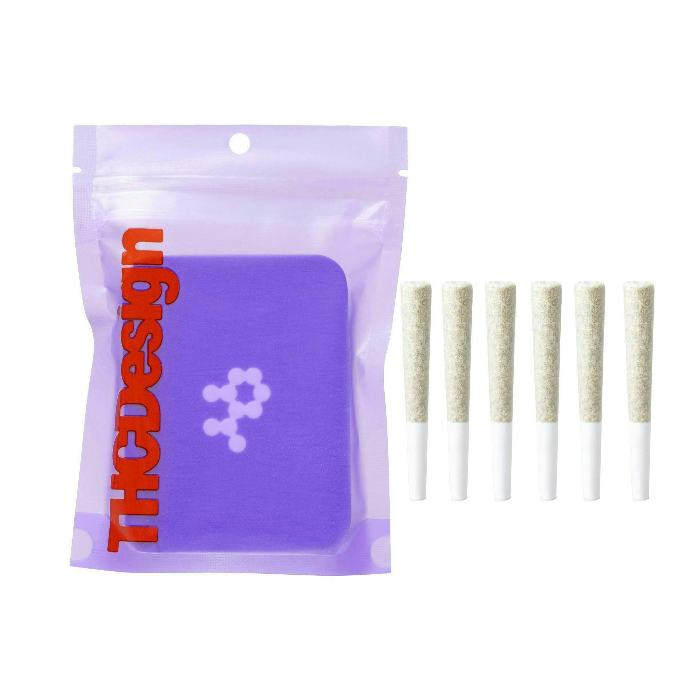 THC Design | Super Lemon Haze | Joints | 0.6g each | 6pk by THC Design