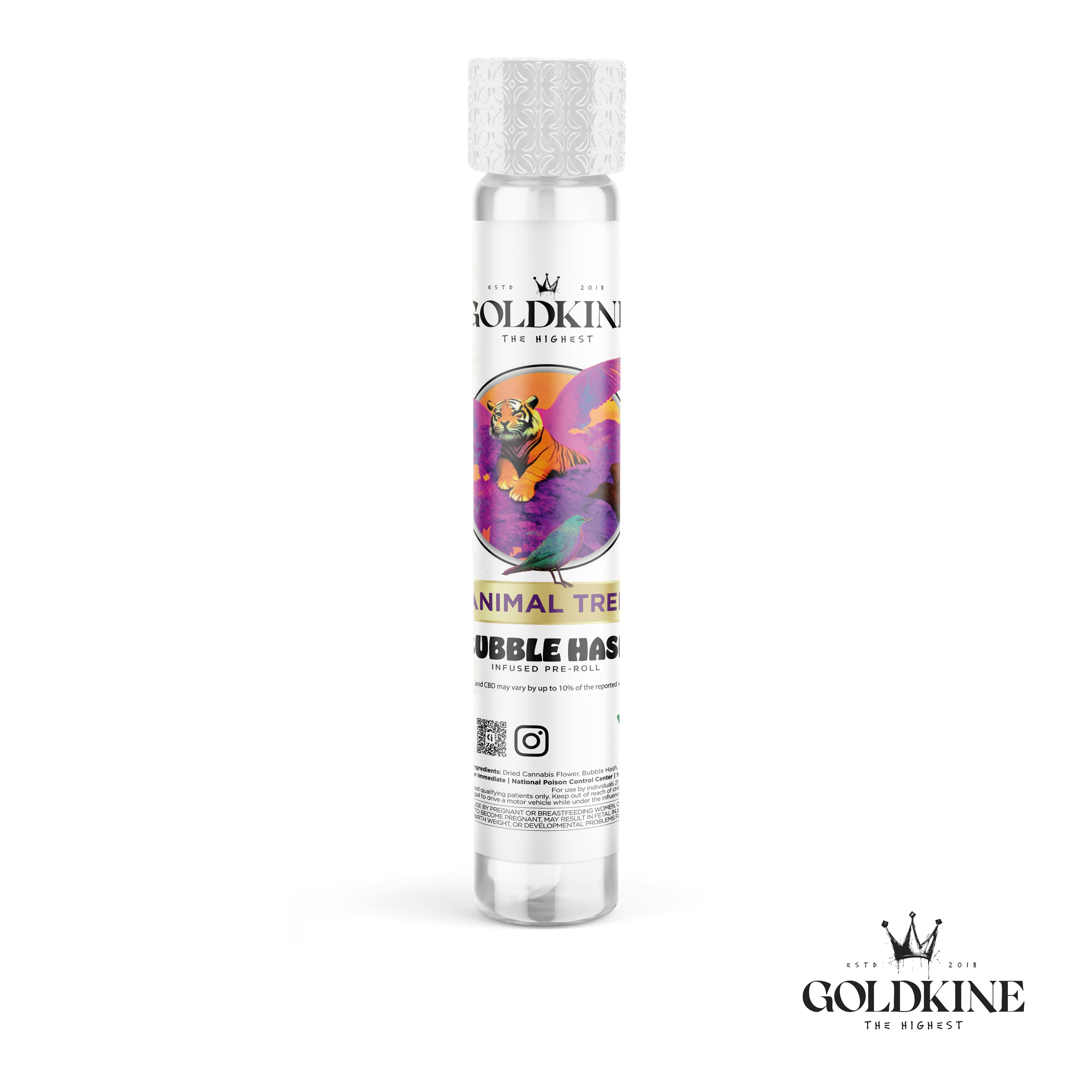 Glitter Bomb Bubble Hash Infused Pre Roll 1G | Glitter Bomb by Goldkine