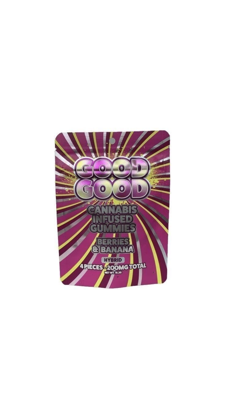 Good Good | Berries & Banana Gummies | 200mg | 4pk | 50mg/ea by Good Good