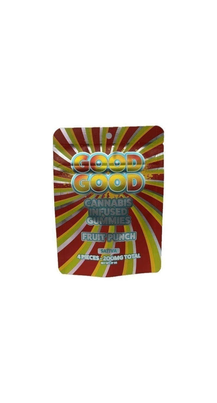 Good Good | Fruit Punch Gummies | 200mg | 4pk | 50mg/ea by Good Good