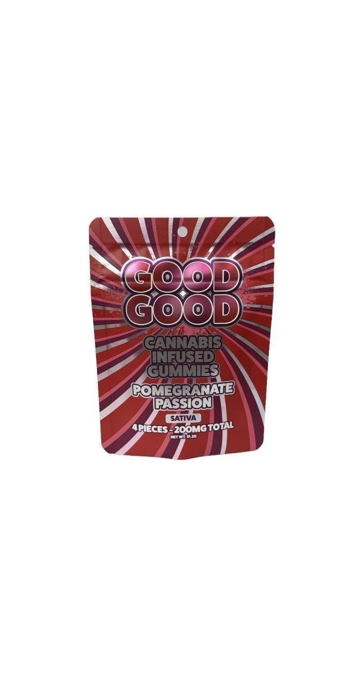 Good Good | Pomegranate Passion Gummies | 200mg | 4pk | 50mg/ea by Good Good