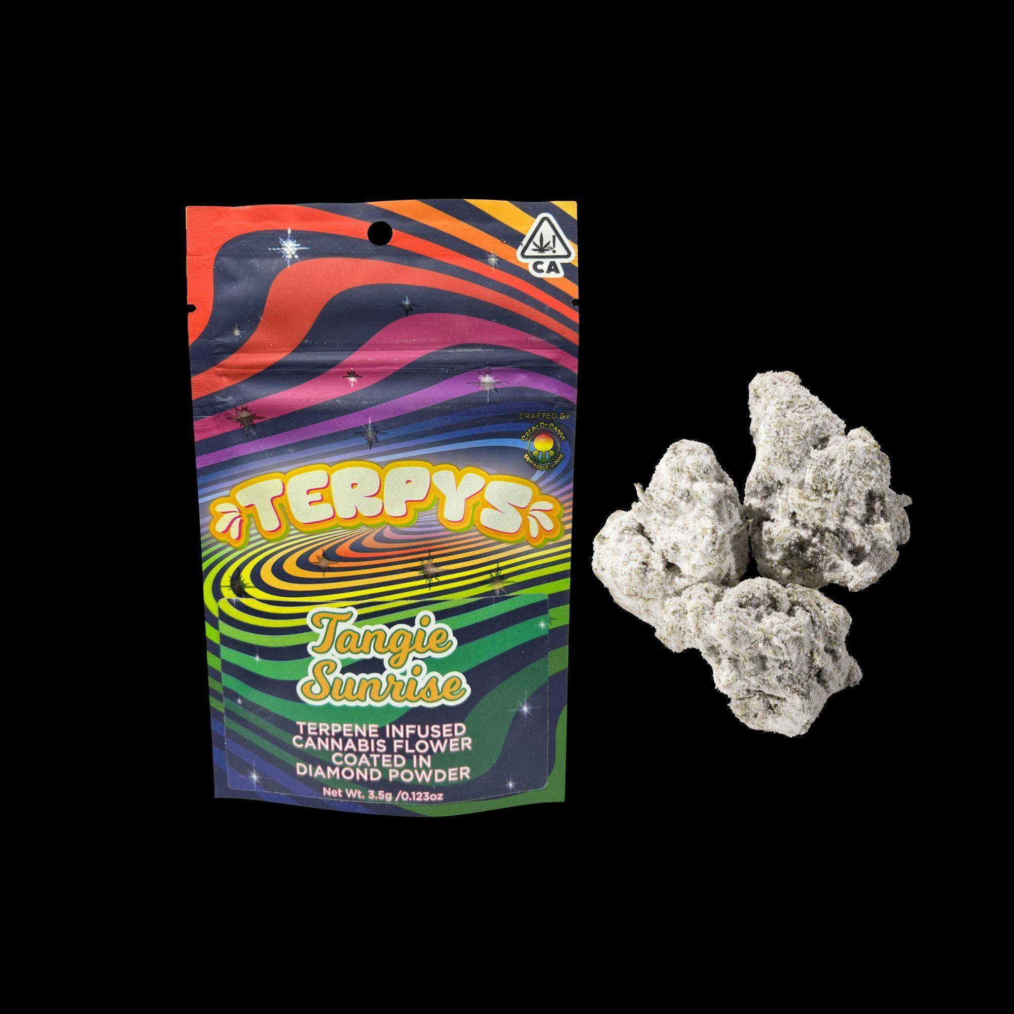 Diamond Infused Flower Tangie Sunrise