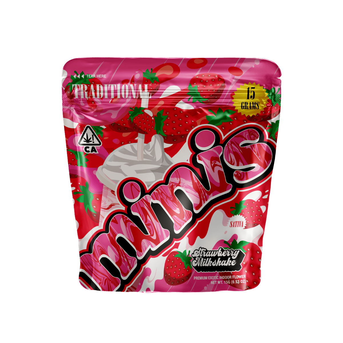 Traditional - Strawberry Milkshake Minis 15g