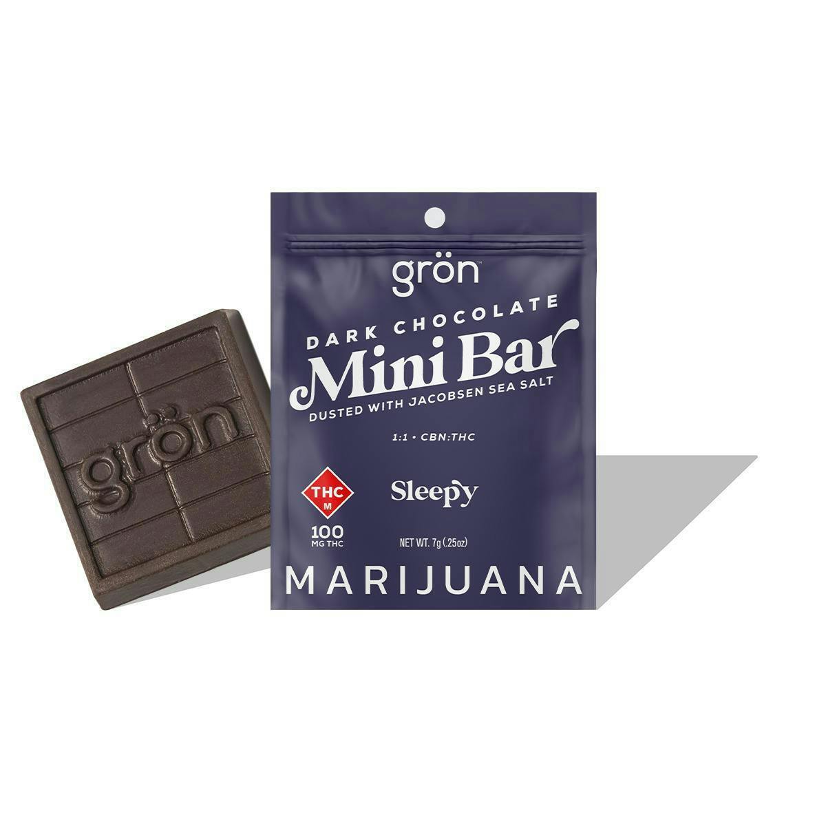 Chocolate Mini Bar Cbn/thc Sleepy