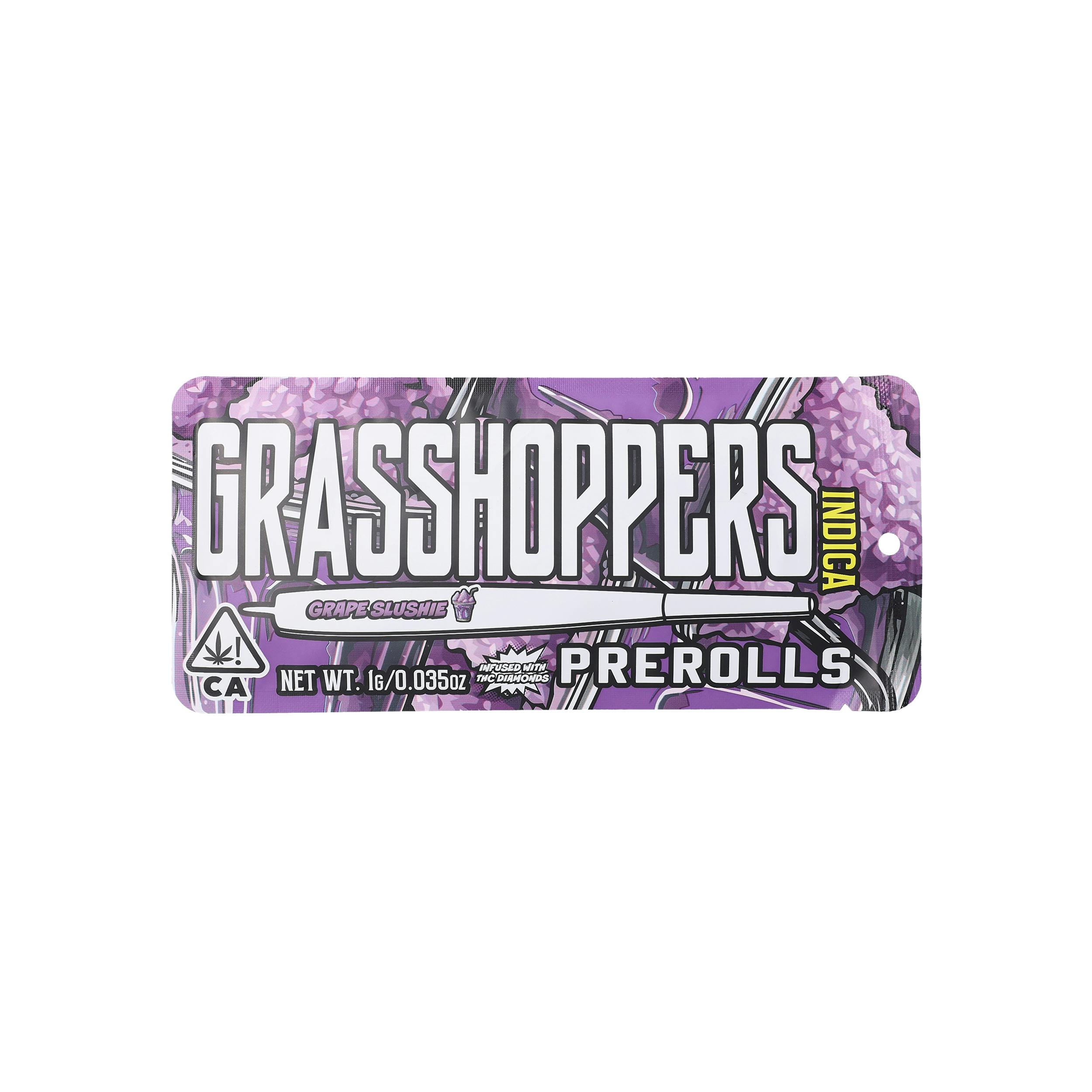 Grasshoppers - Infused Flavors Preroll 1g - Grape Slushies