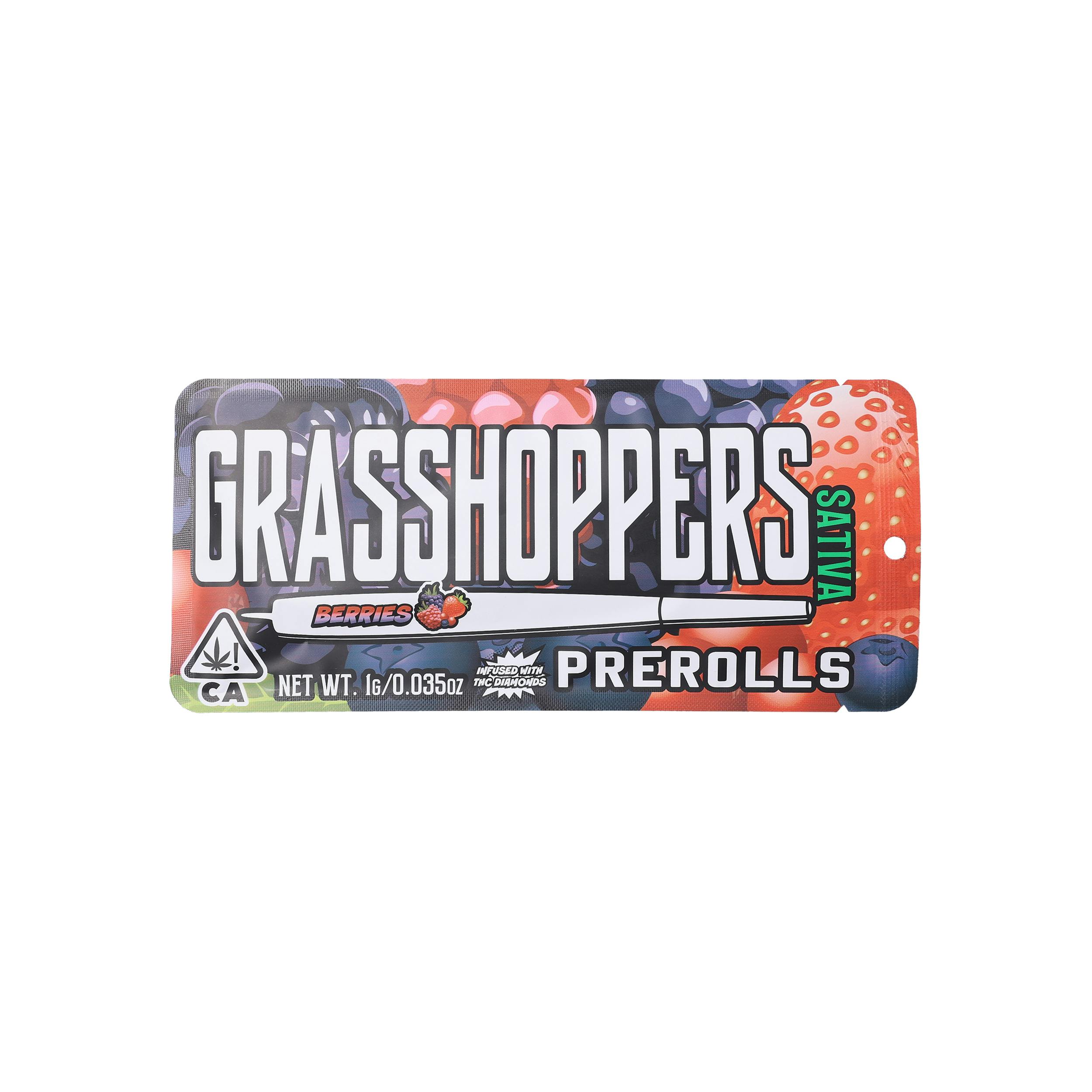 Grasshoppers - Infused Flavors Preroll 1g - Berries