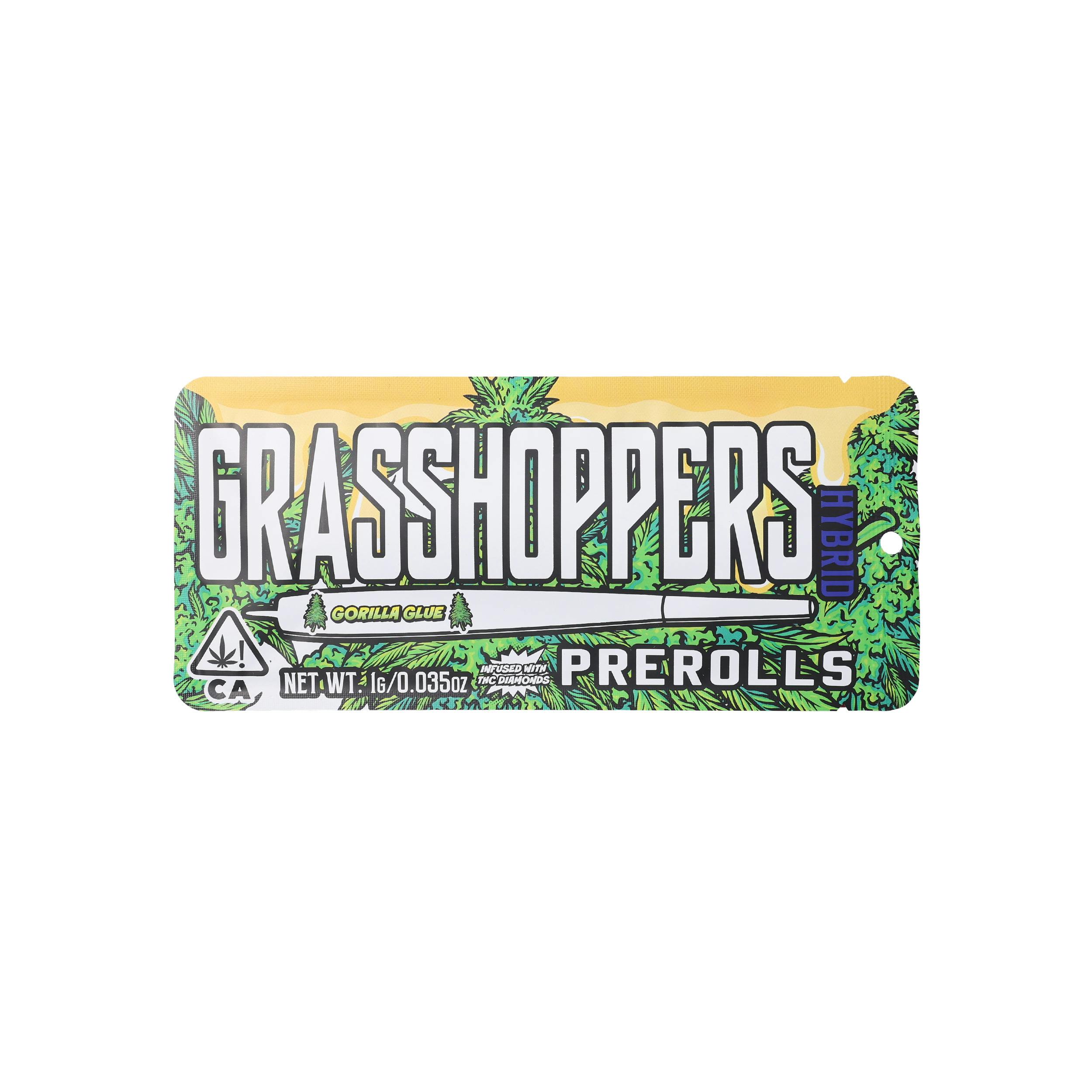 Grasshoppers - Infused Flavors Preroll 1g - Gorilla Glue