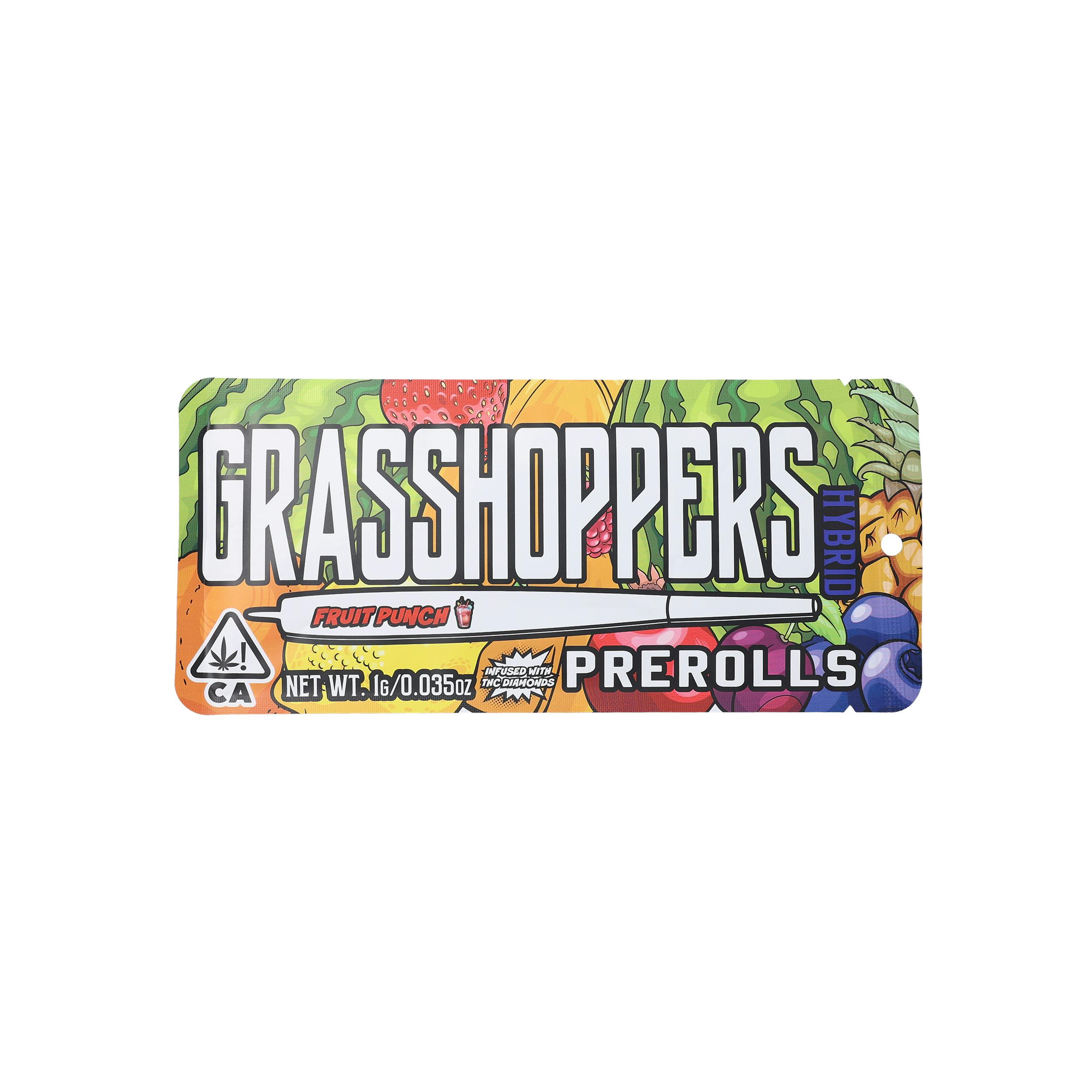 Grasshoppers - Infused Flavors Preroll 1g - Fruit Punch