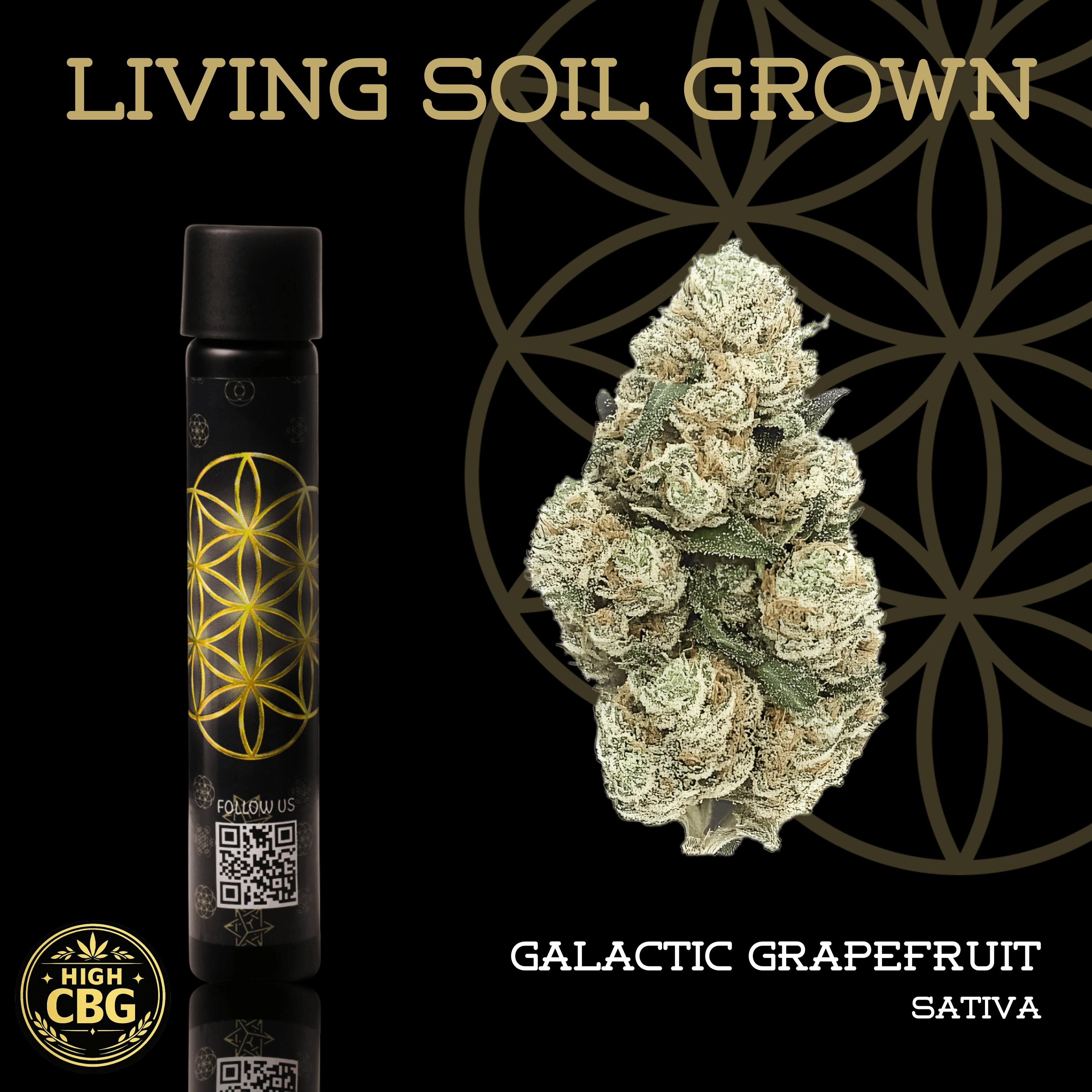 Galactic Grapefruit | Pre-Roll | 1g | Living Soil by Flower of Life