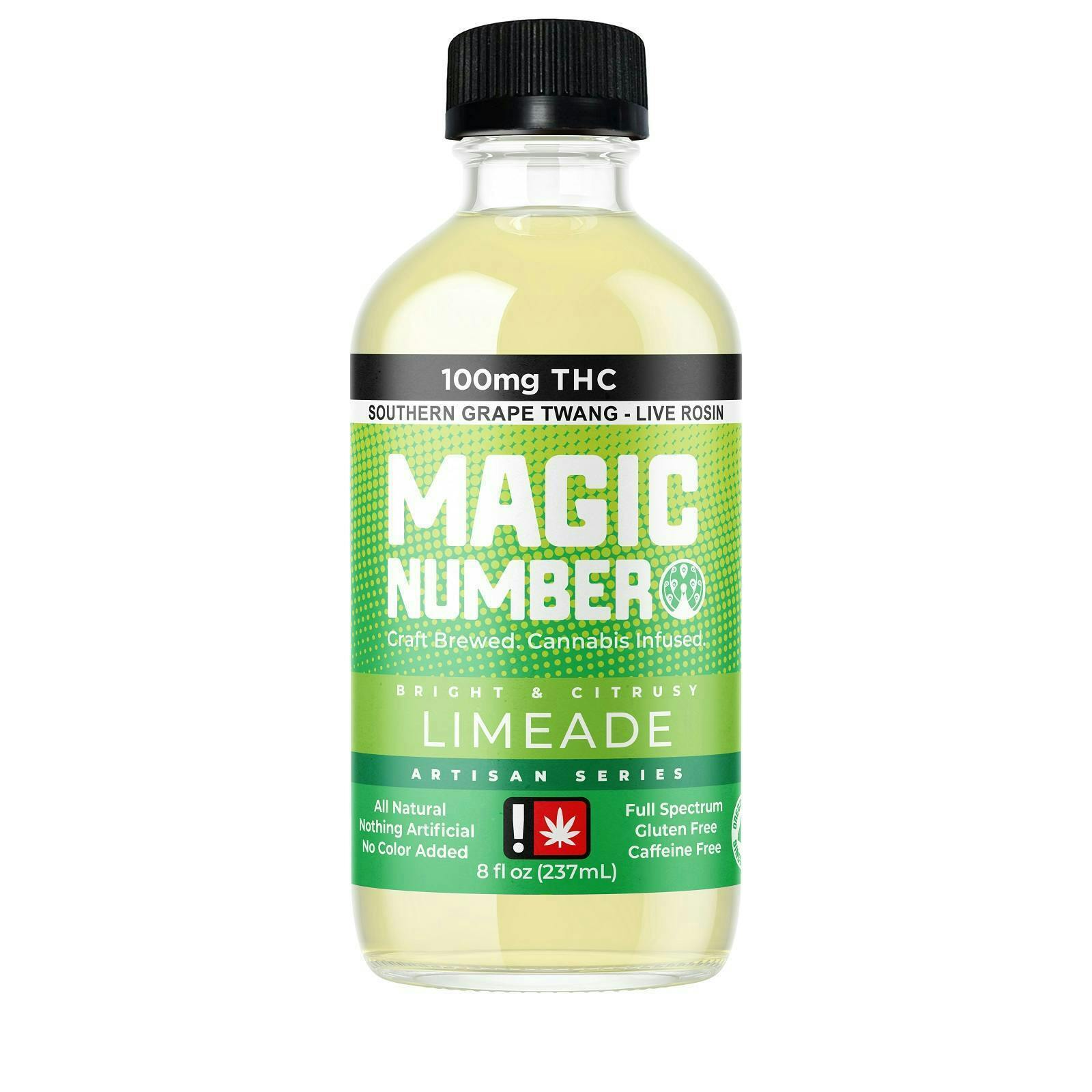 Magic Number | Limeade | Non-Carbonated | 100mg | 8oz