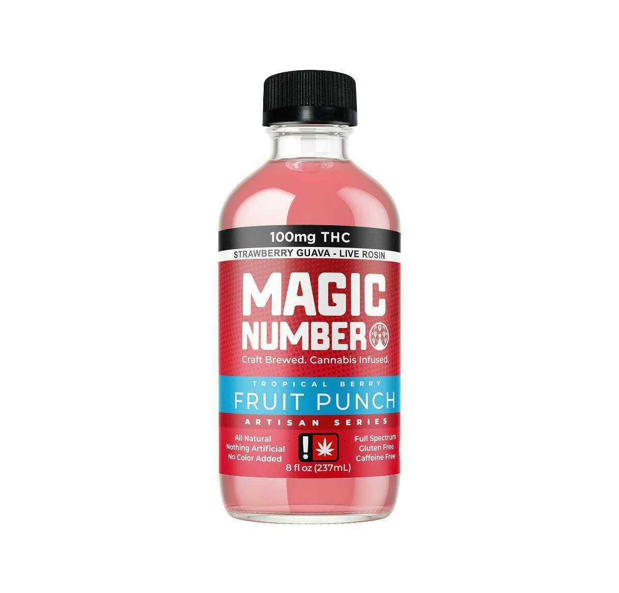 Magic Number | Fruit Punch | Non-Carbonated | 100mg | 8oz