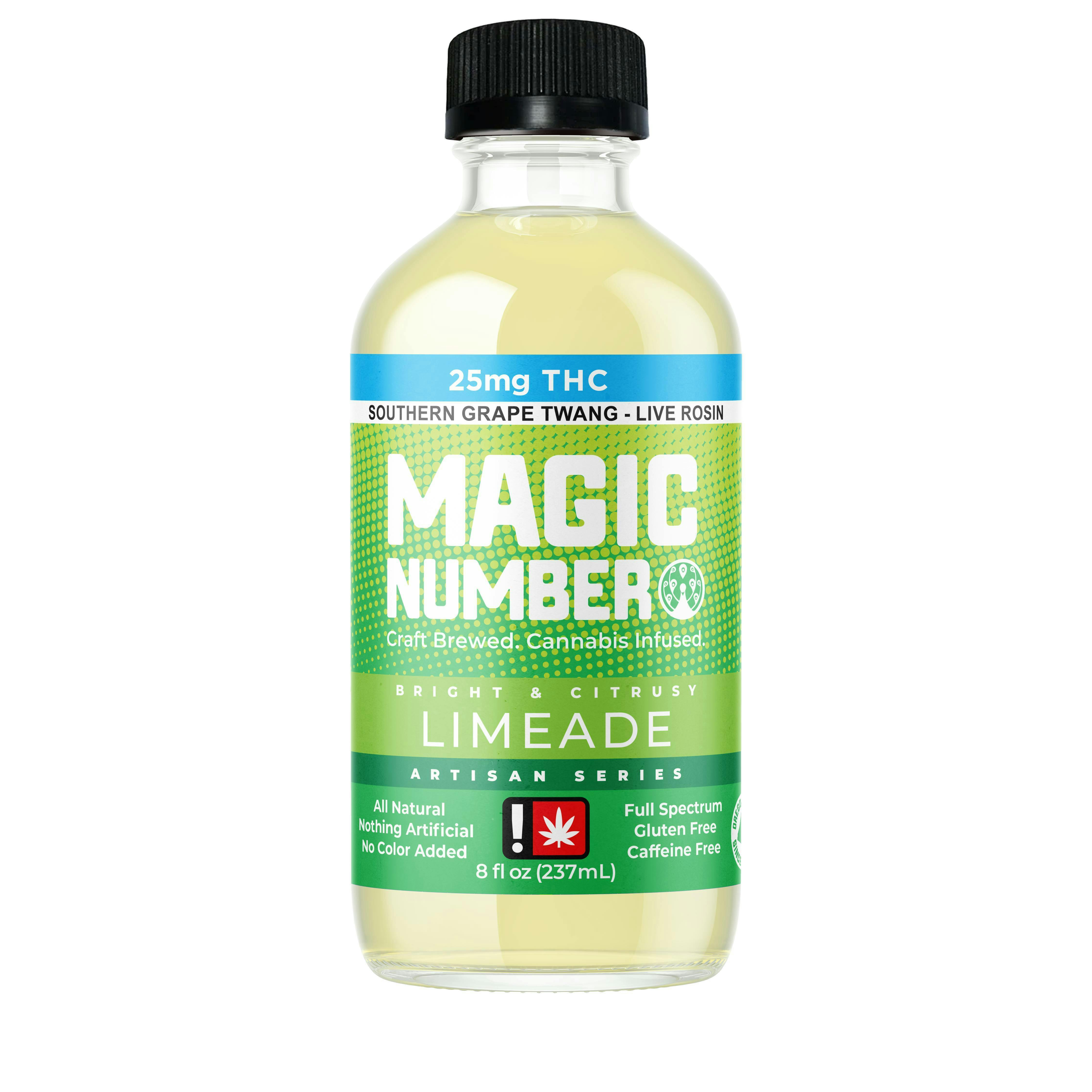 Magic Number | Limeade | Non-Carbonated | 25mg | 8oz