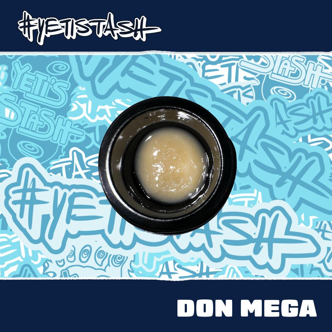 Yetistash | Don Mega | Live Rosin | 1G Jar by Yeti Stash
