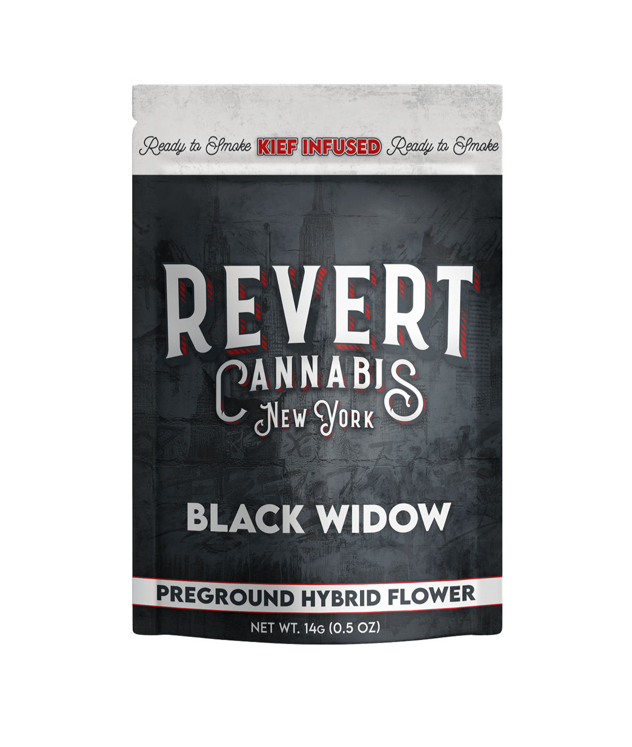 Black Widow | Infused Ground Flower | 14g by Revert