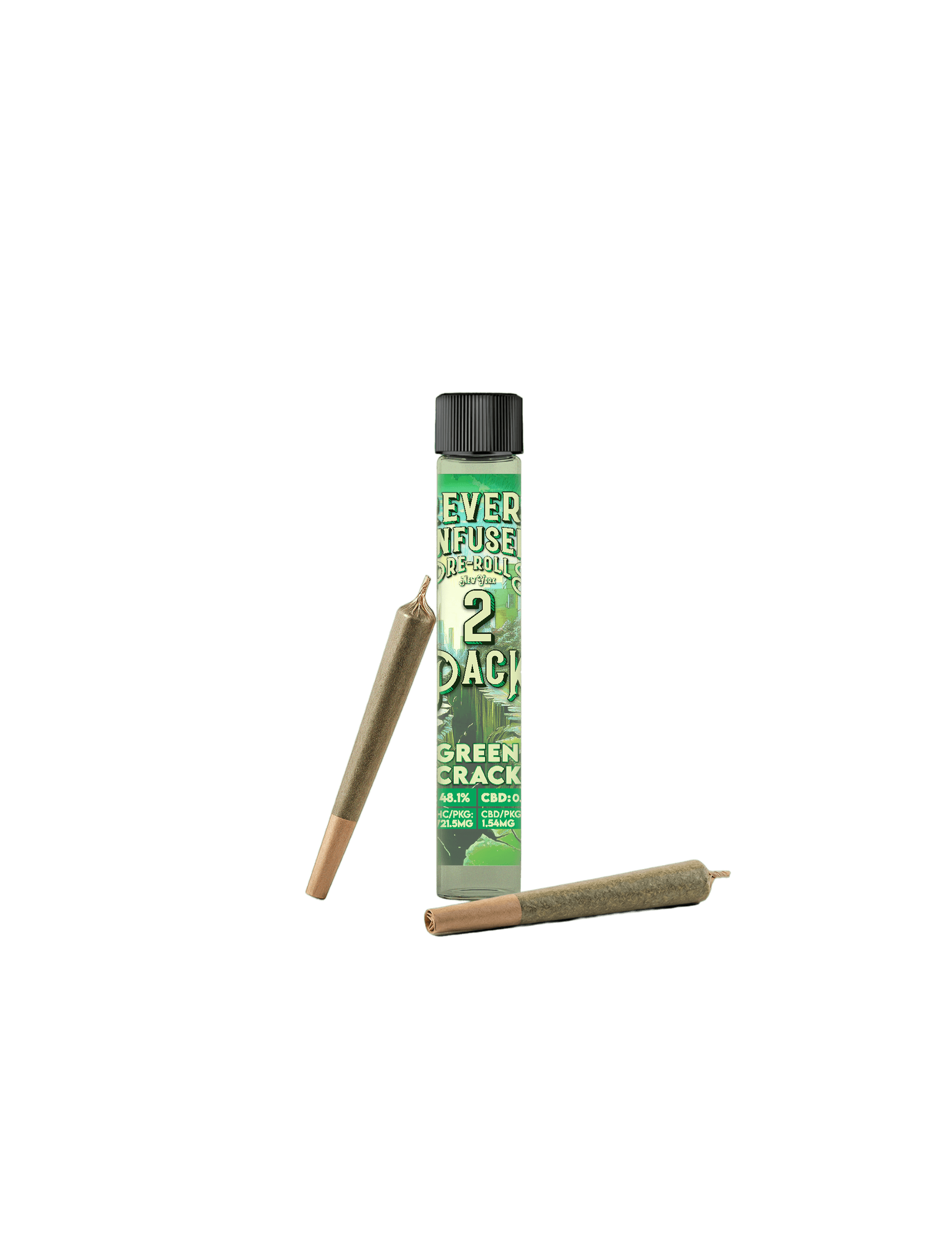 Green Crack | Infused Joints | 0.75g each | 2pk by Revert