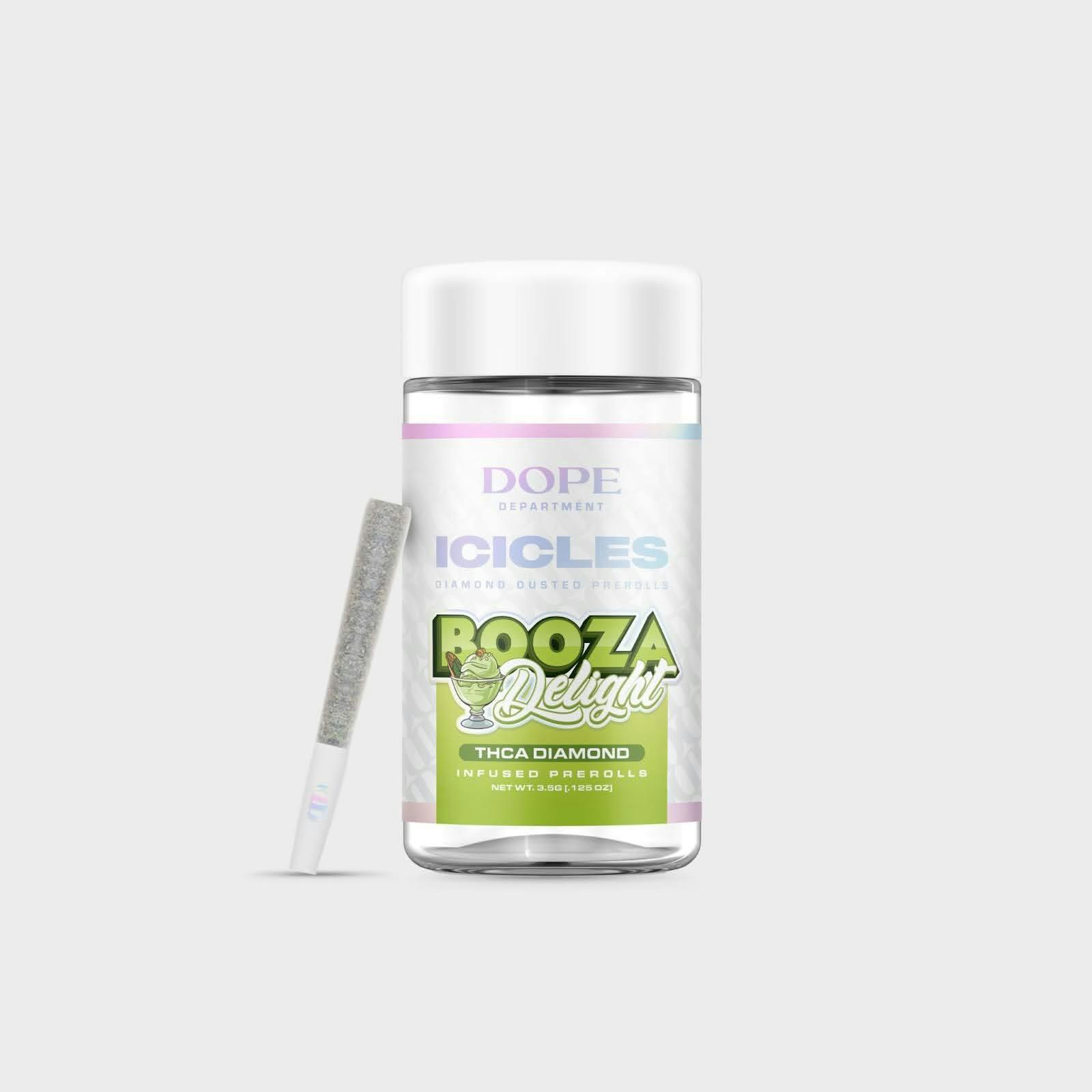 Dope | Icicles | Booza Delight | Infused Preroll 5pk | 3.5g by Dope Department