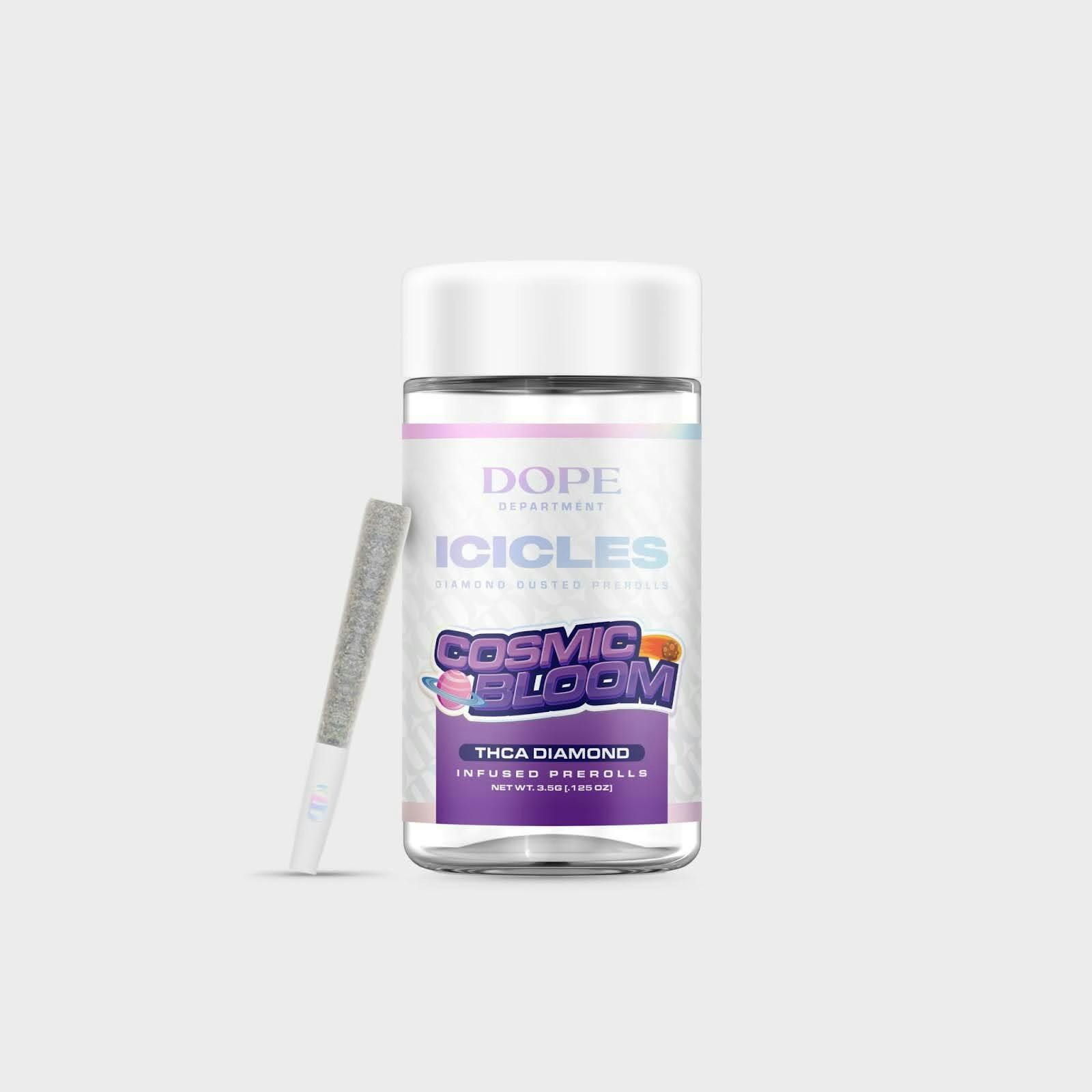 Dope | Icicles | Cosmic Bloom | Infused Preroll 5pk | 3.5g by Dope Department