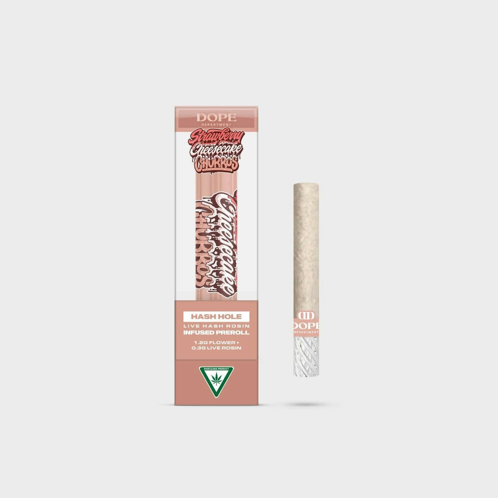 Dope | Churros | Strawberry Cheesecake | Infused Preroll | 1.5G by Dope Department