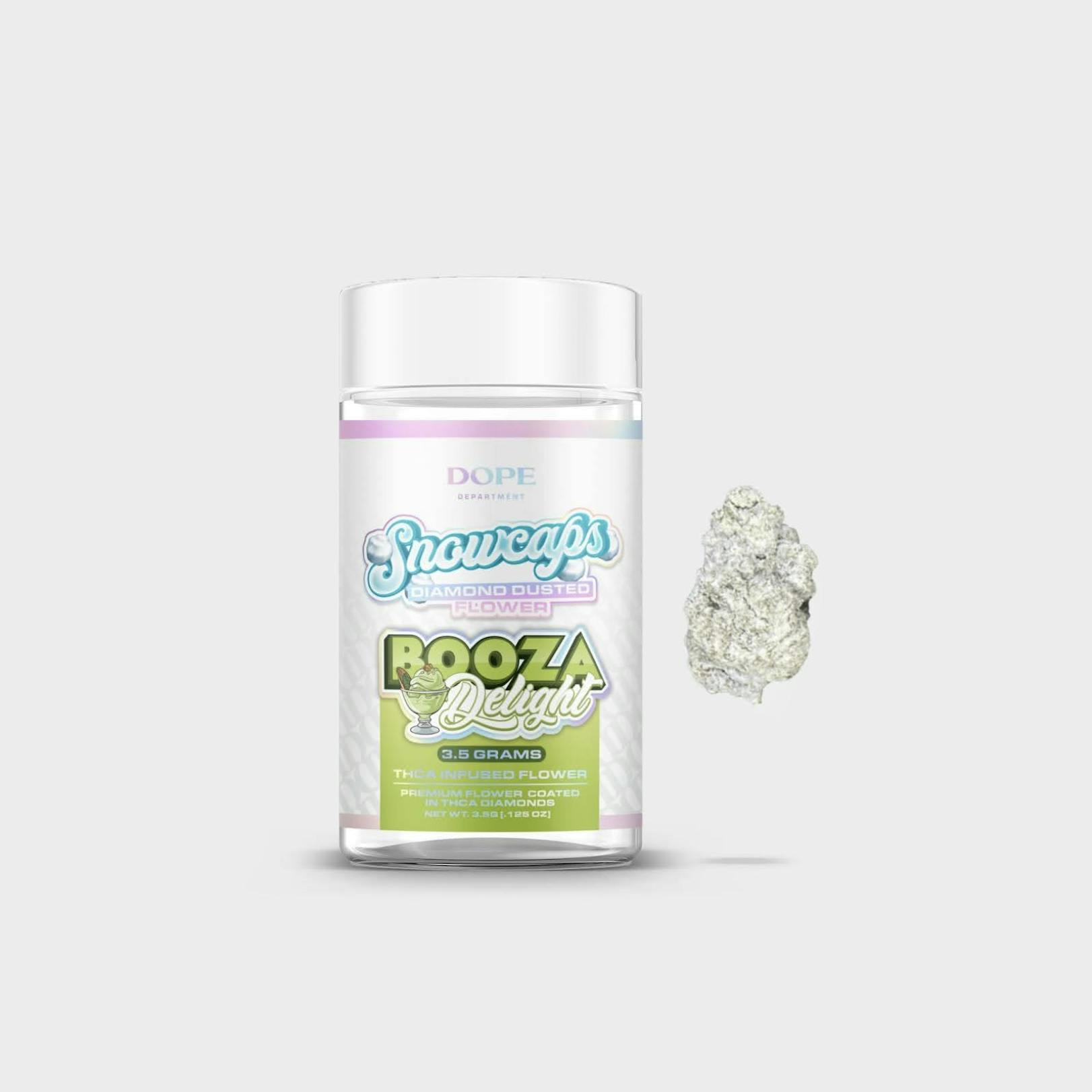 Dope | Snowcaps | Booza Delight | Infused Flower | 3.5g