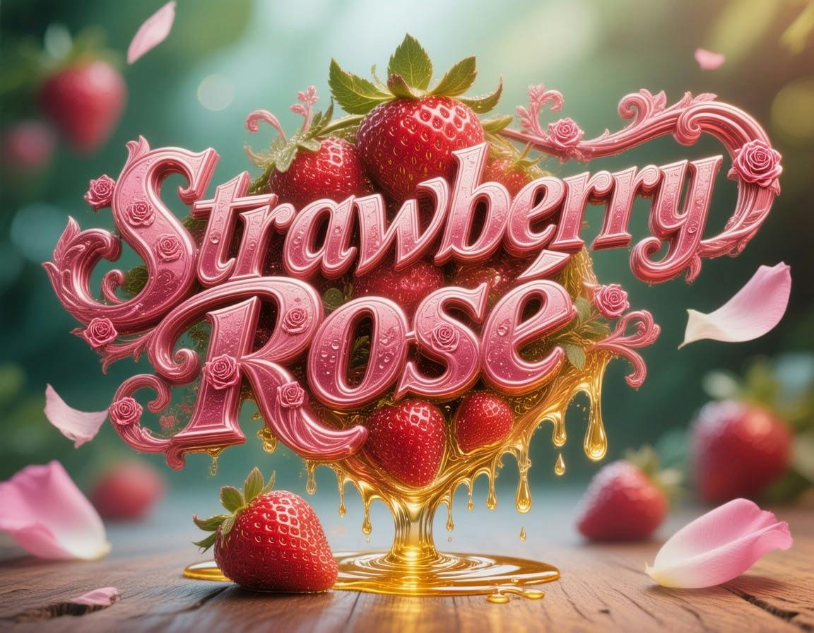 West Coast Flavors | Strawberry Rosé | Live Resin Diamond Sauce Cartridge by West Coast Flavors