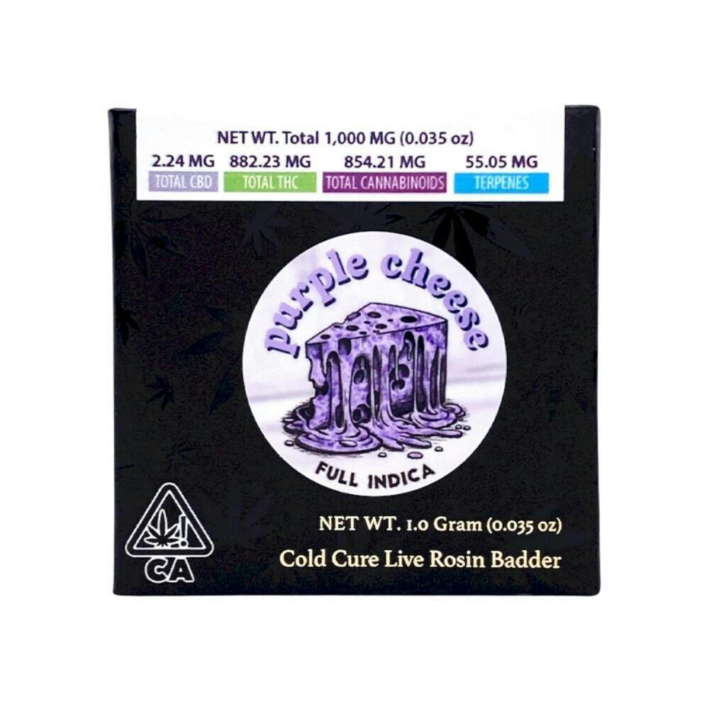 Purple Cheese Live Rosin Badder