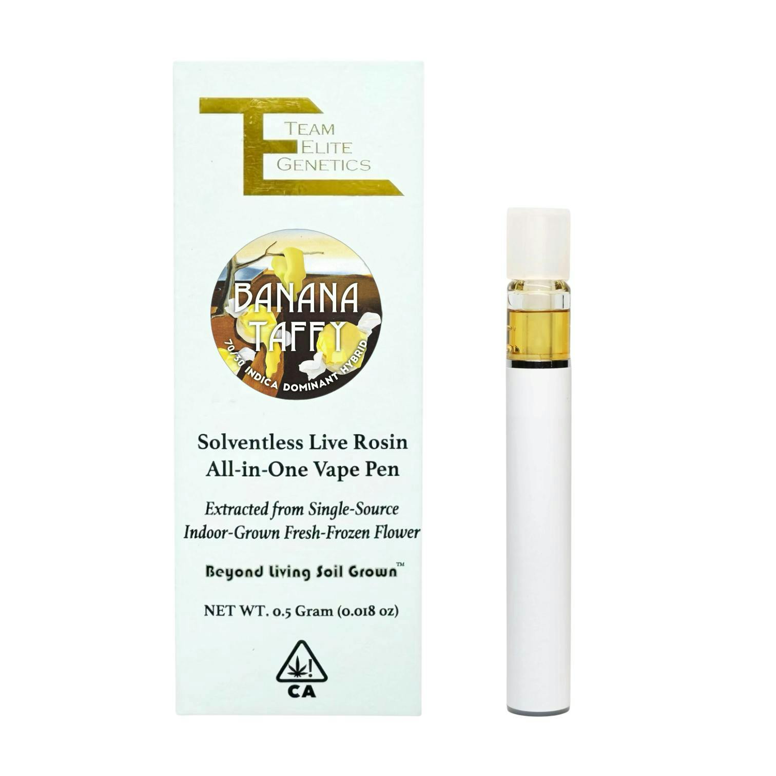 Banana Taffy | Live Rosin Disposable | 0.5g