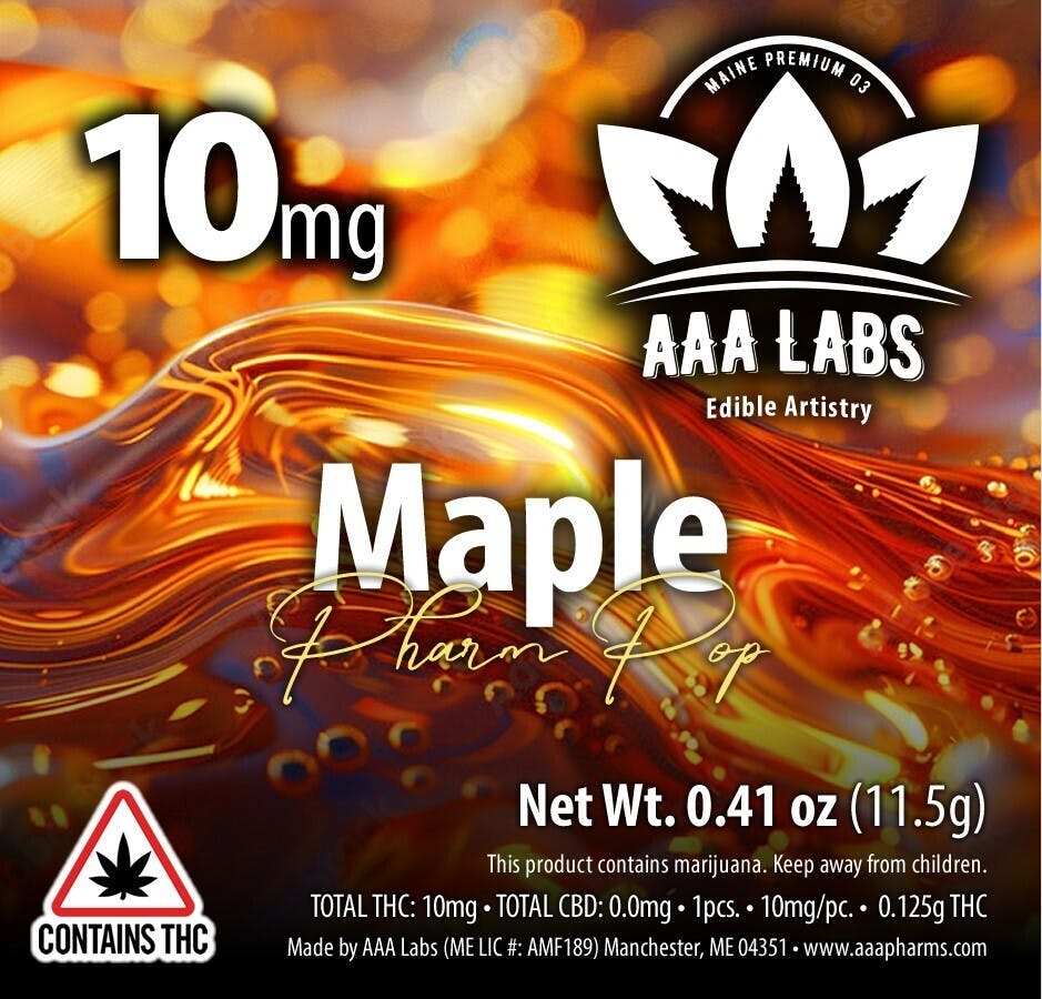 Maple 10mg THC Pop
