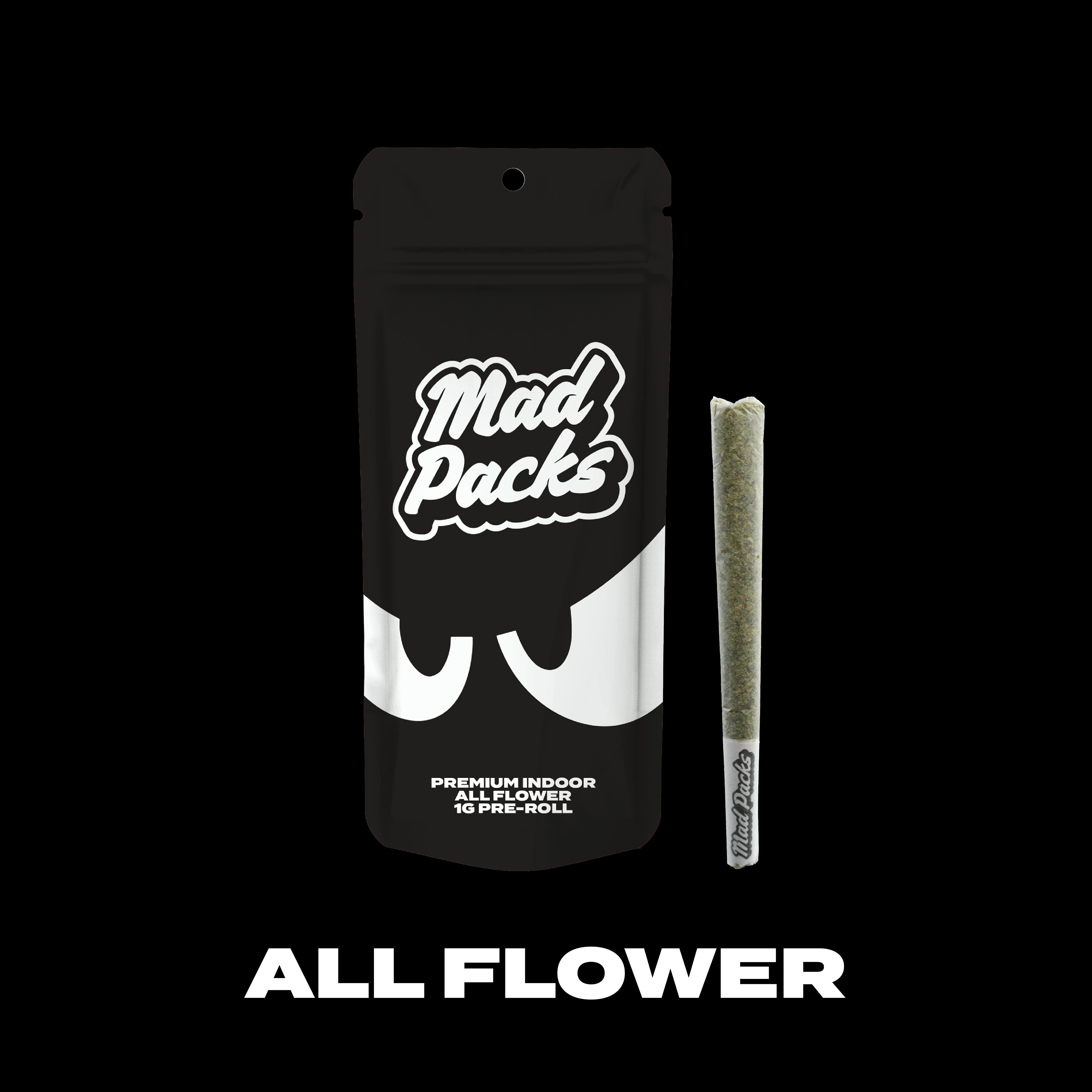 Mad Packs | 1g Premium Preroll | Lemon Cherry Gelato