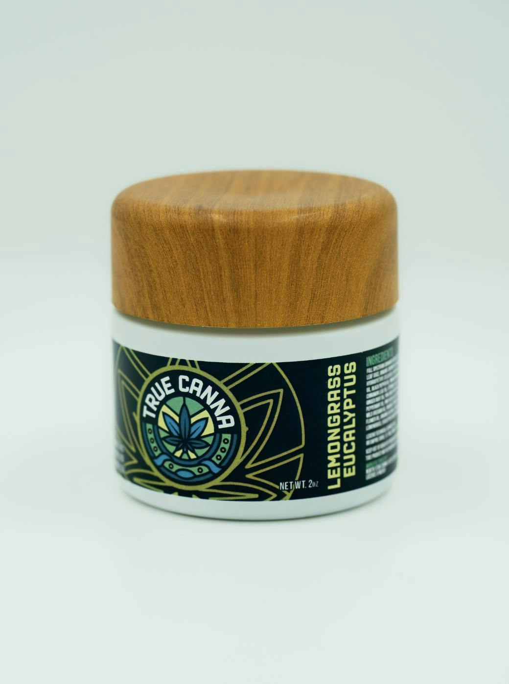 Lemongrass Eucalyptus | Topical Cream | 1000mg THC/CBD/CBG | 2oz by True Canna