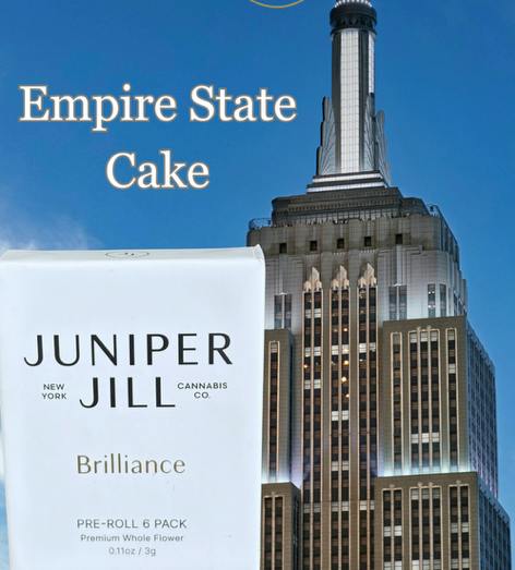 Empire State Cake 6 pack 1/2 gram pre-rolls by Juniper Jill Cannabis Co