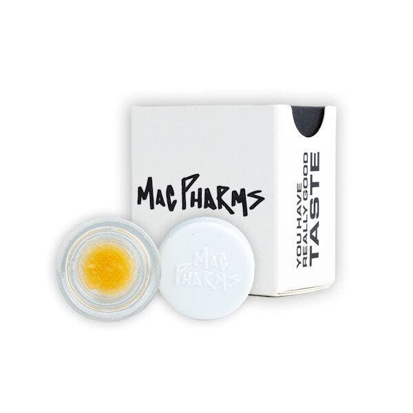 Mac Pharms| Snow Ballz| Live Resin Concentrate| 1g at Crave Cannabis