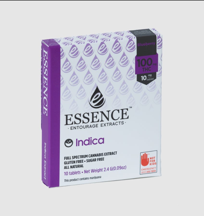 Essence | Northern Lights Edibles | Indica Tablets | 100mg | 10ct | 10mg/ea