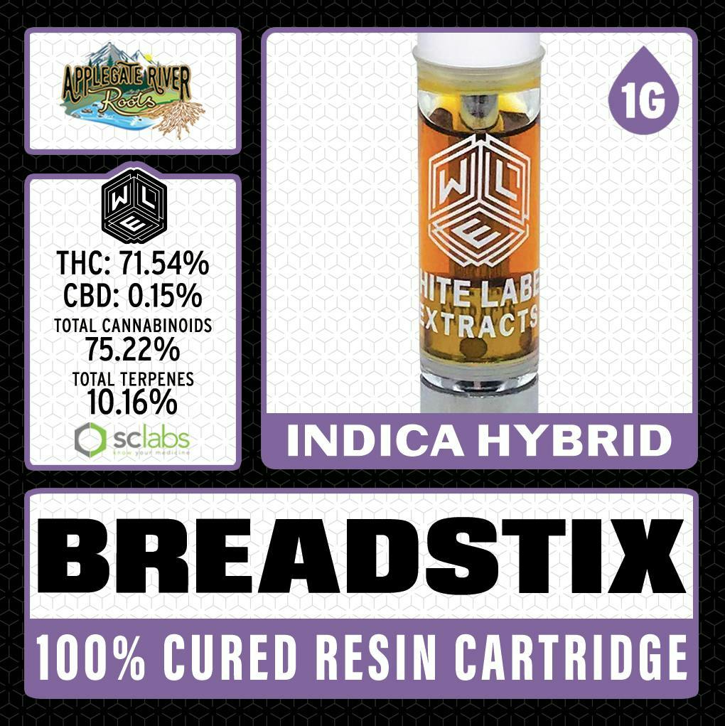 Breadstix | Cured Resin Cartridge | 1g by White Label Extracts