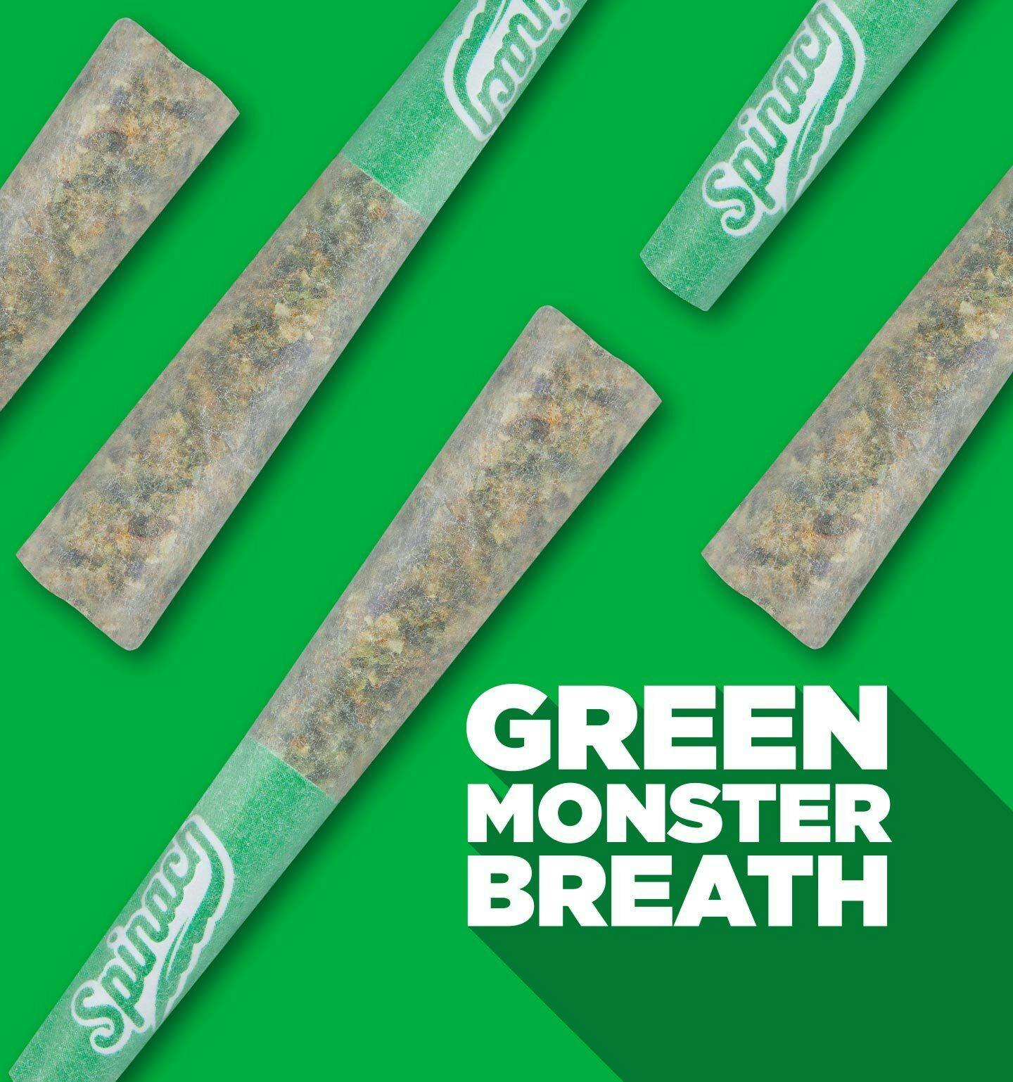 Spinach | Green Monster Breath | Mini Joints | 0.5g each | 3pk