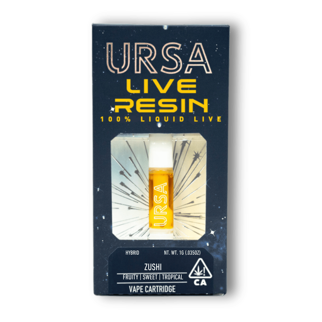 Zushi Live Resin Cartridge
