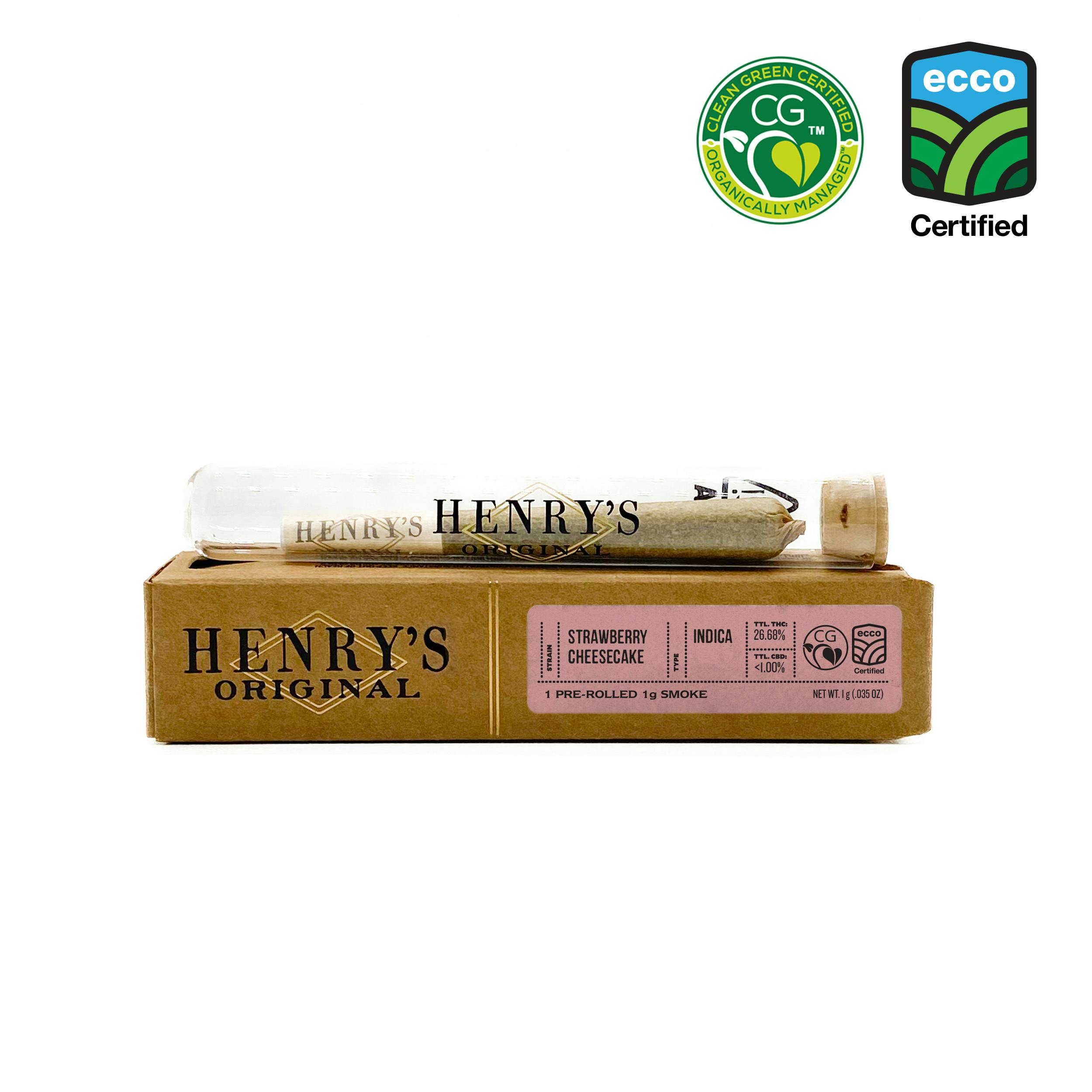 Henry's Original | Strawberry Cheesecake | Joint | 1g