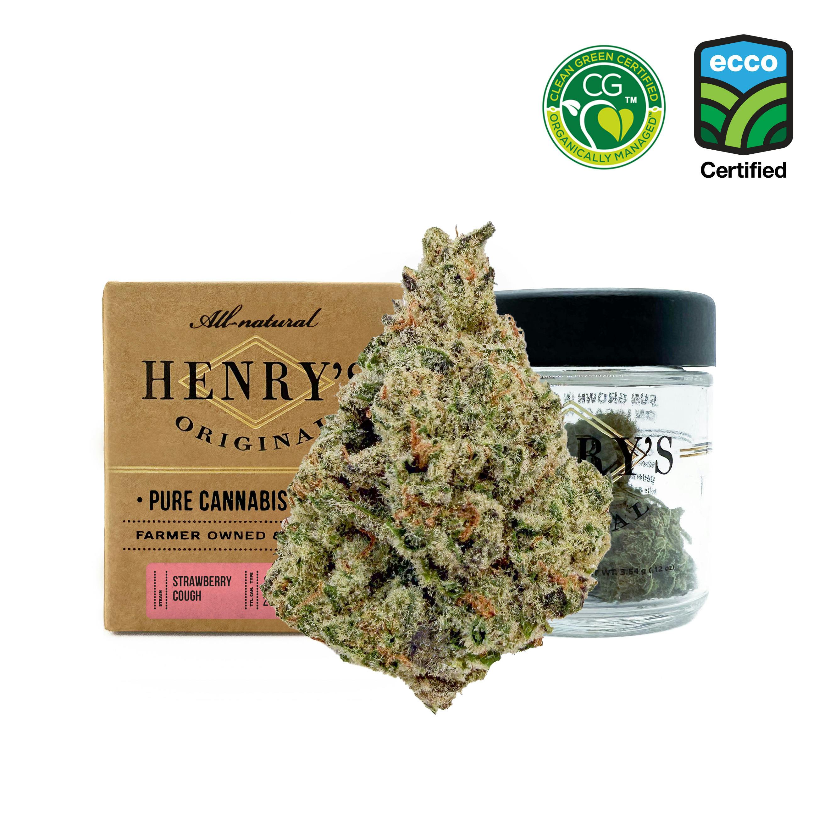 Henry's Original | Strawberry Cough | Jar Big Buds | 3.5g